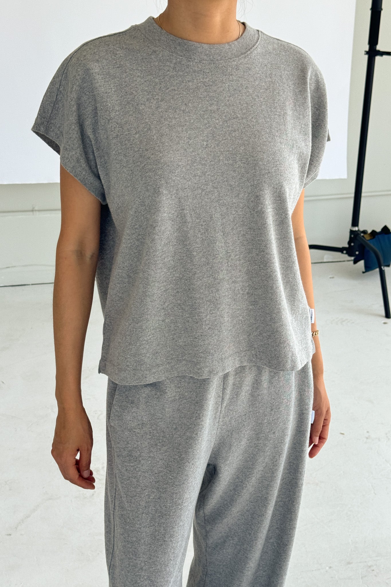 Camiseta Jeanne - Ht. Gris