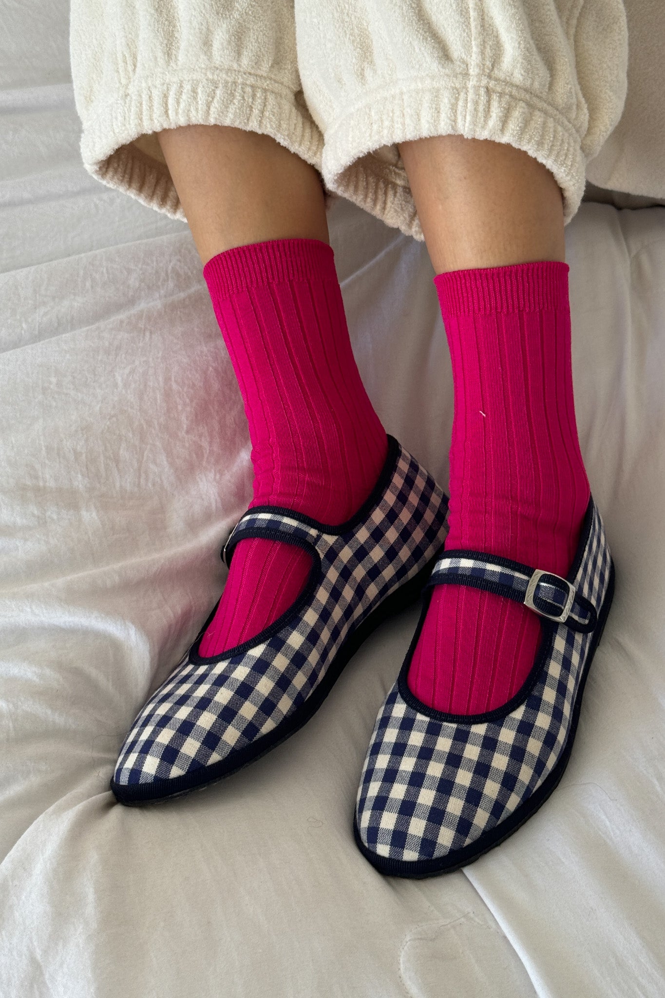 Her Socks (algodón MC) - Rojo clásico