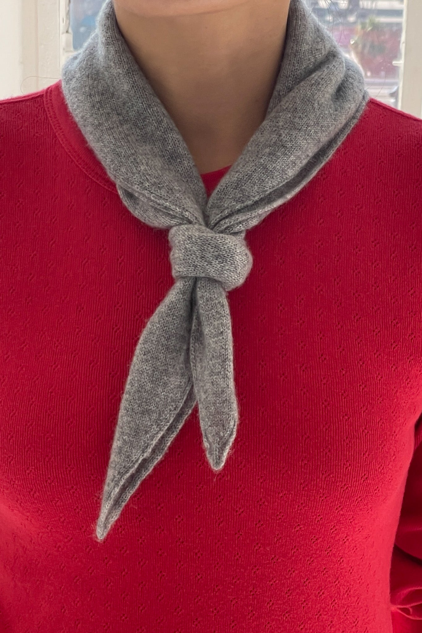 Cashmere Bandana - Ht.grey
