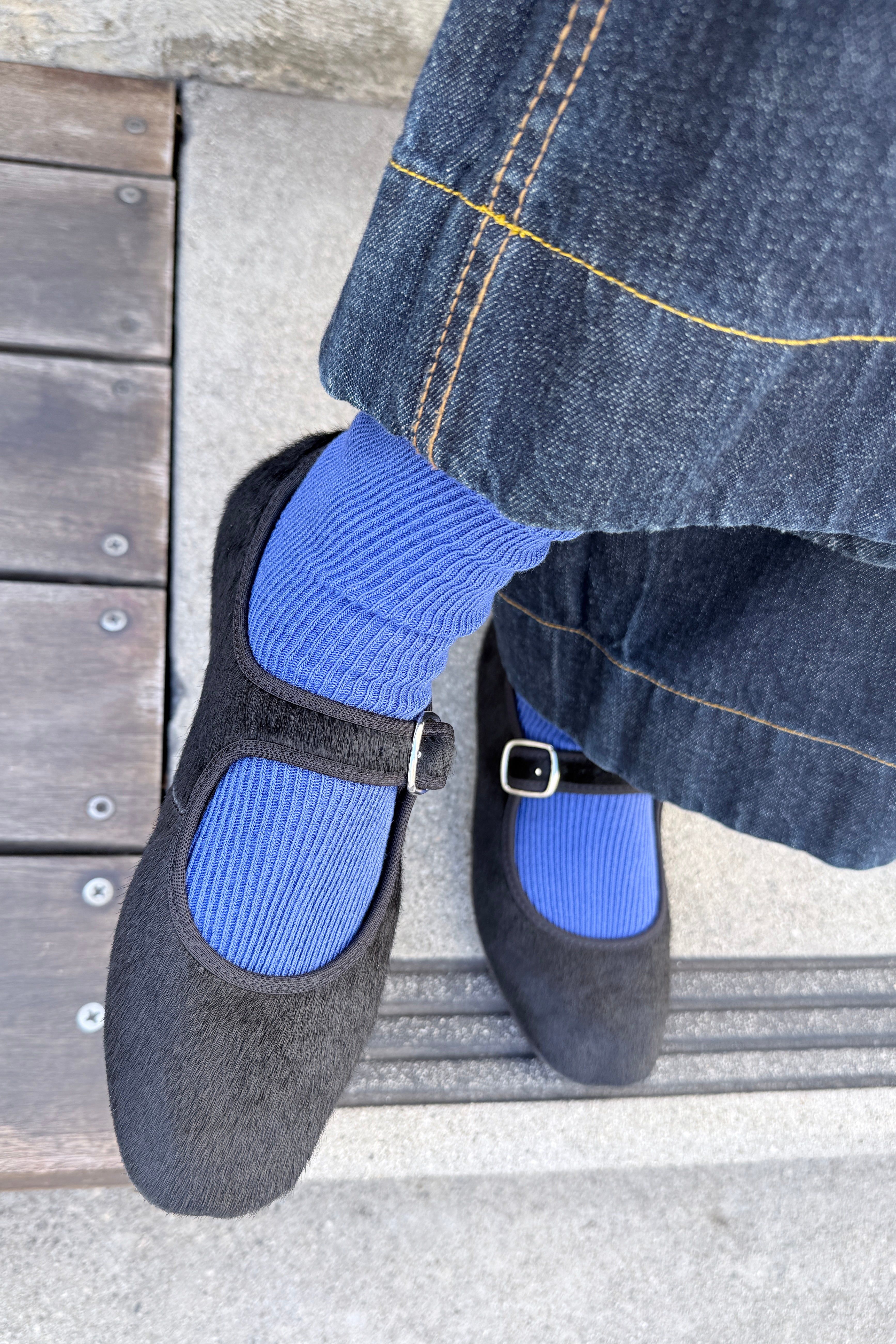 Crisp Step Socks- BLUE