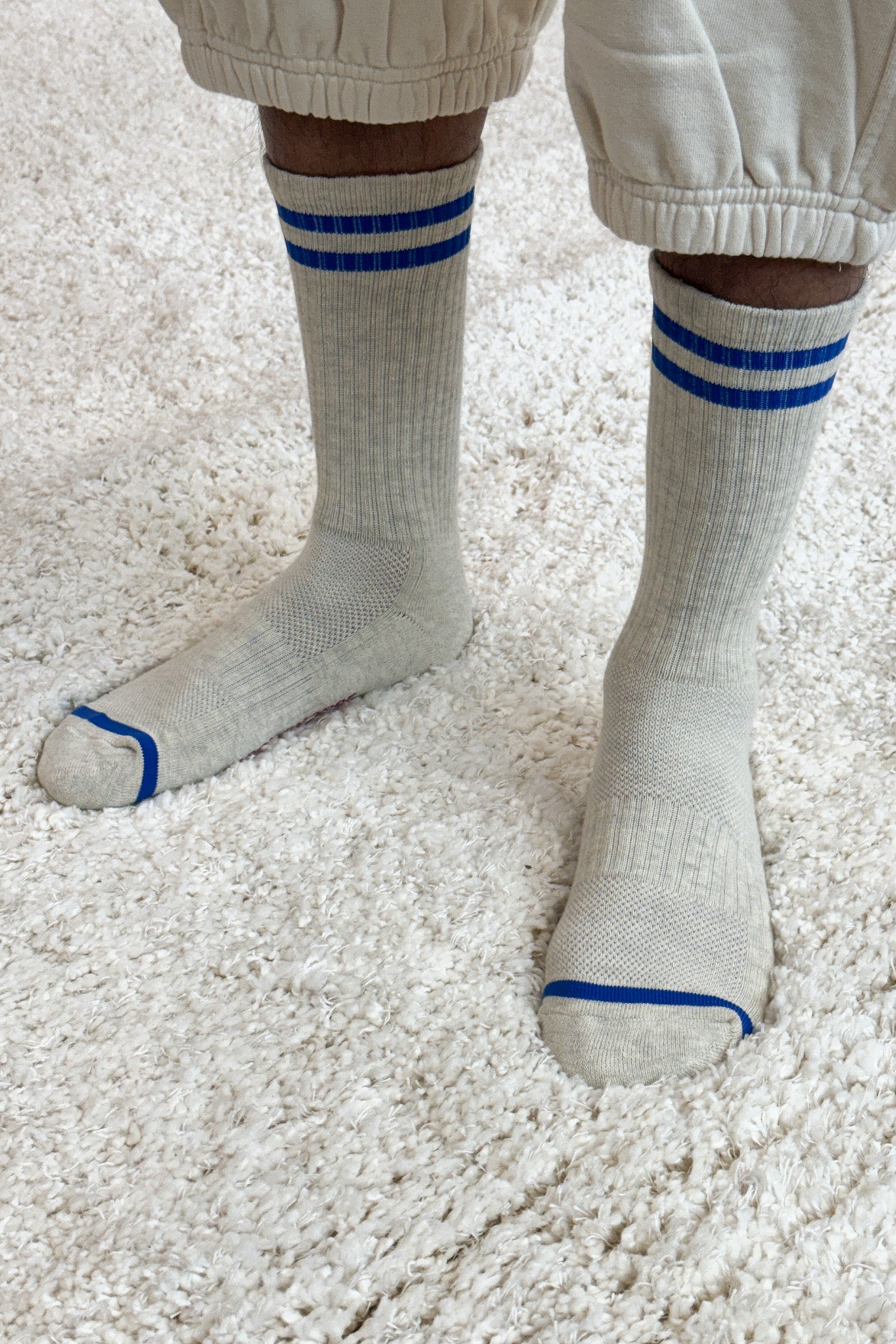 EXTENDED Boyfriend Socks - Ice