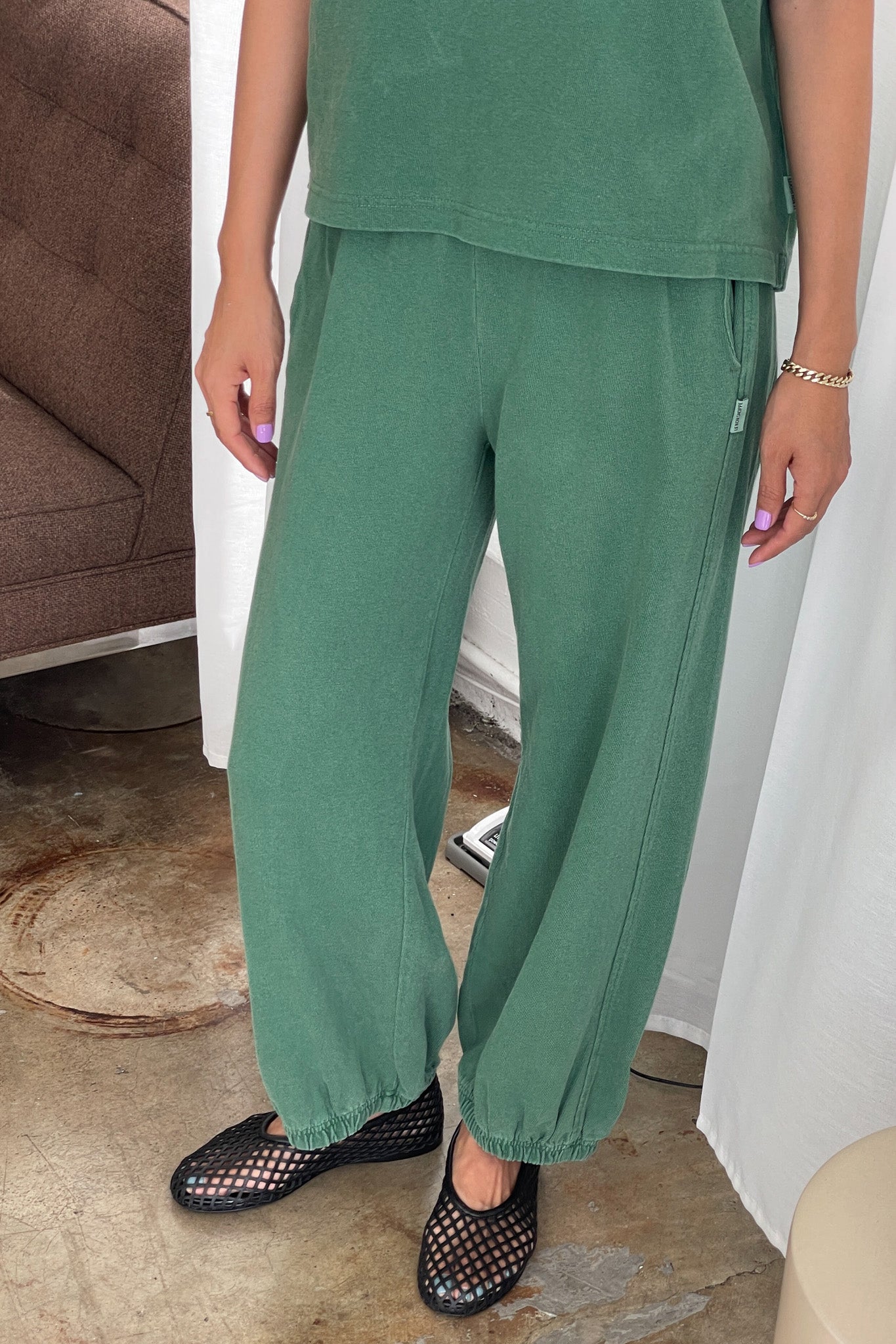 Pantalon Ballon - Basilic