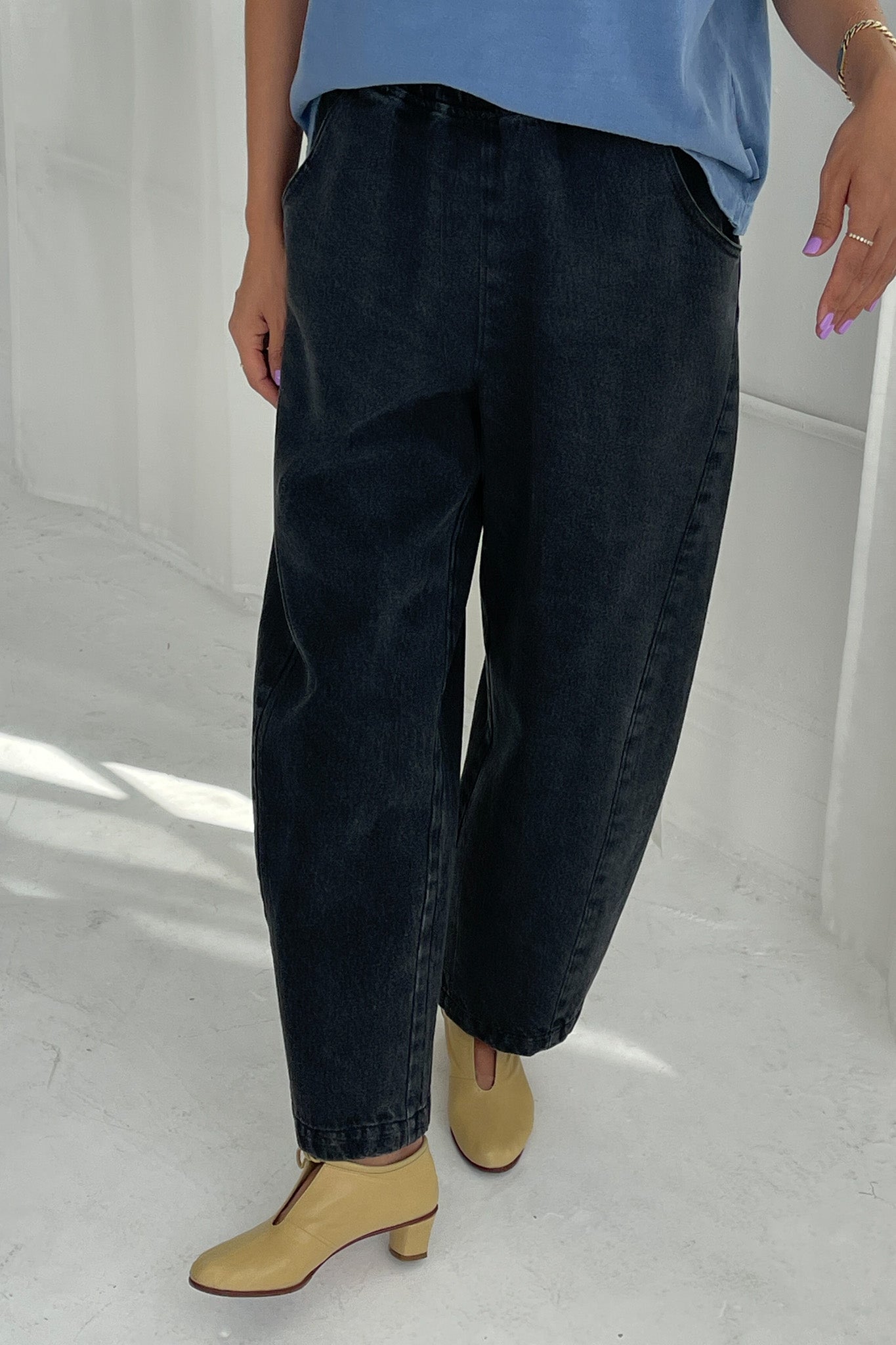 Arc Pants - BLACK DENIM