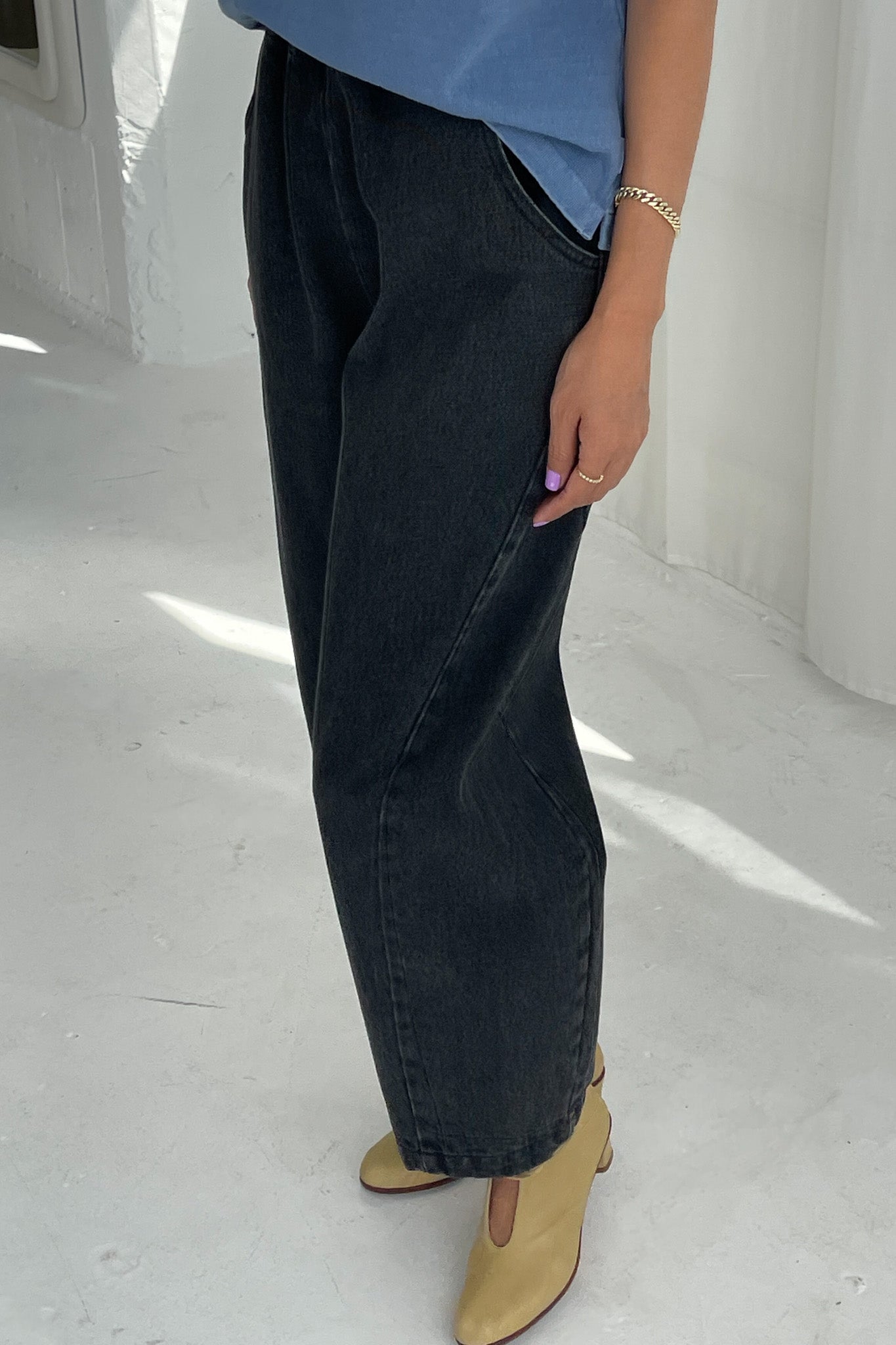 Arc Pants - BLACK DENIM