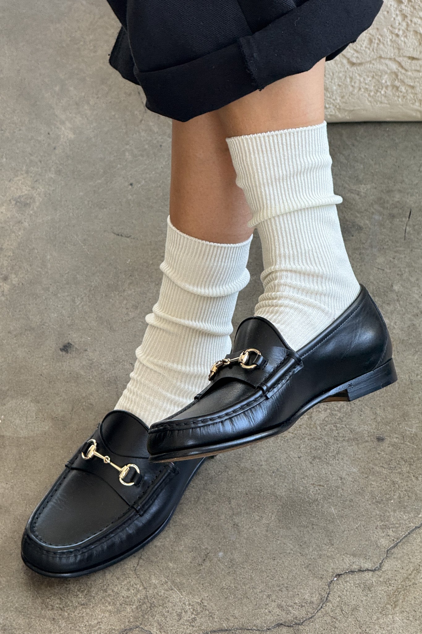 Crisp Step Socks- WHITE