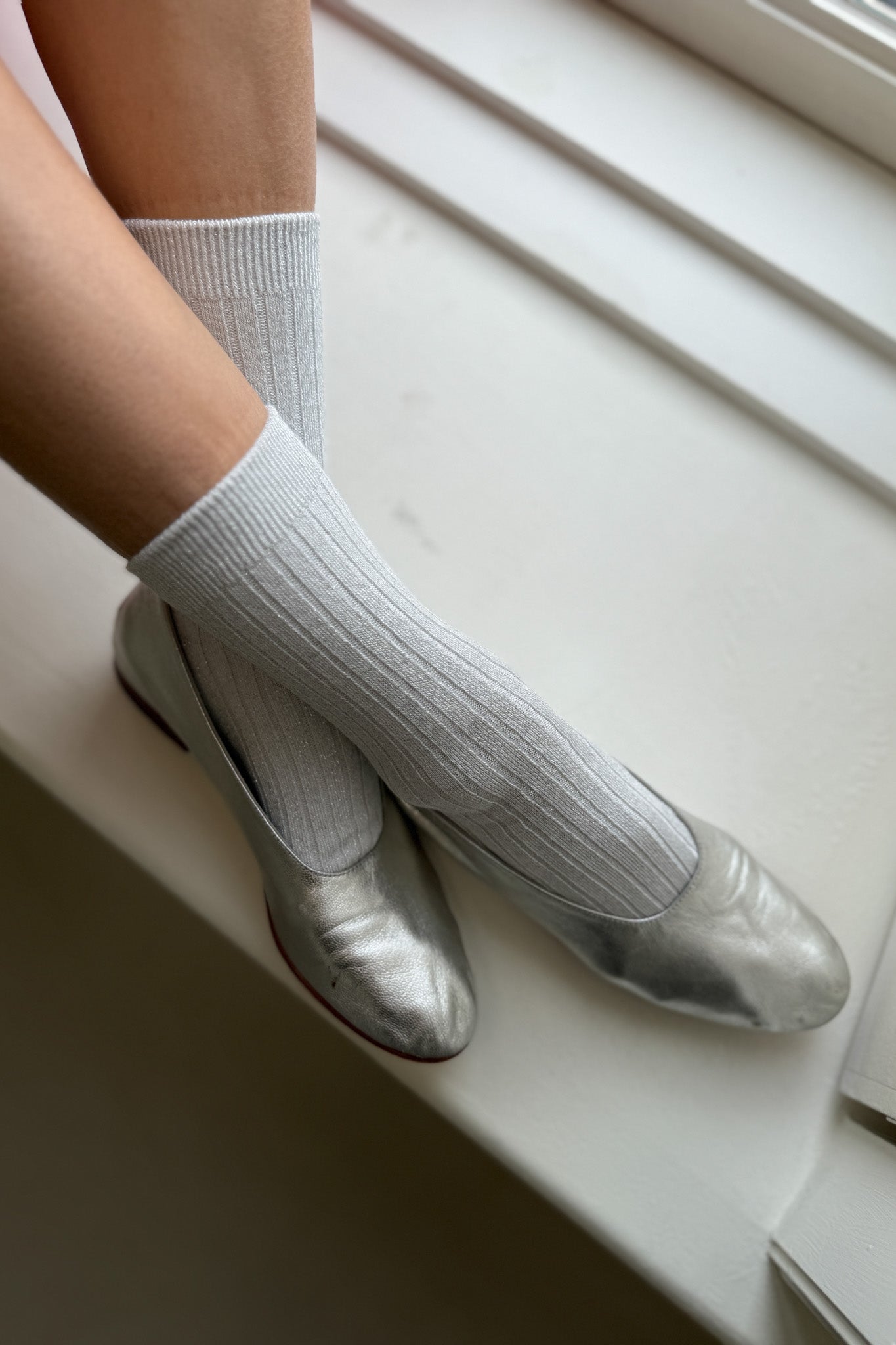 Her Socks (Glitter) - Snow White