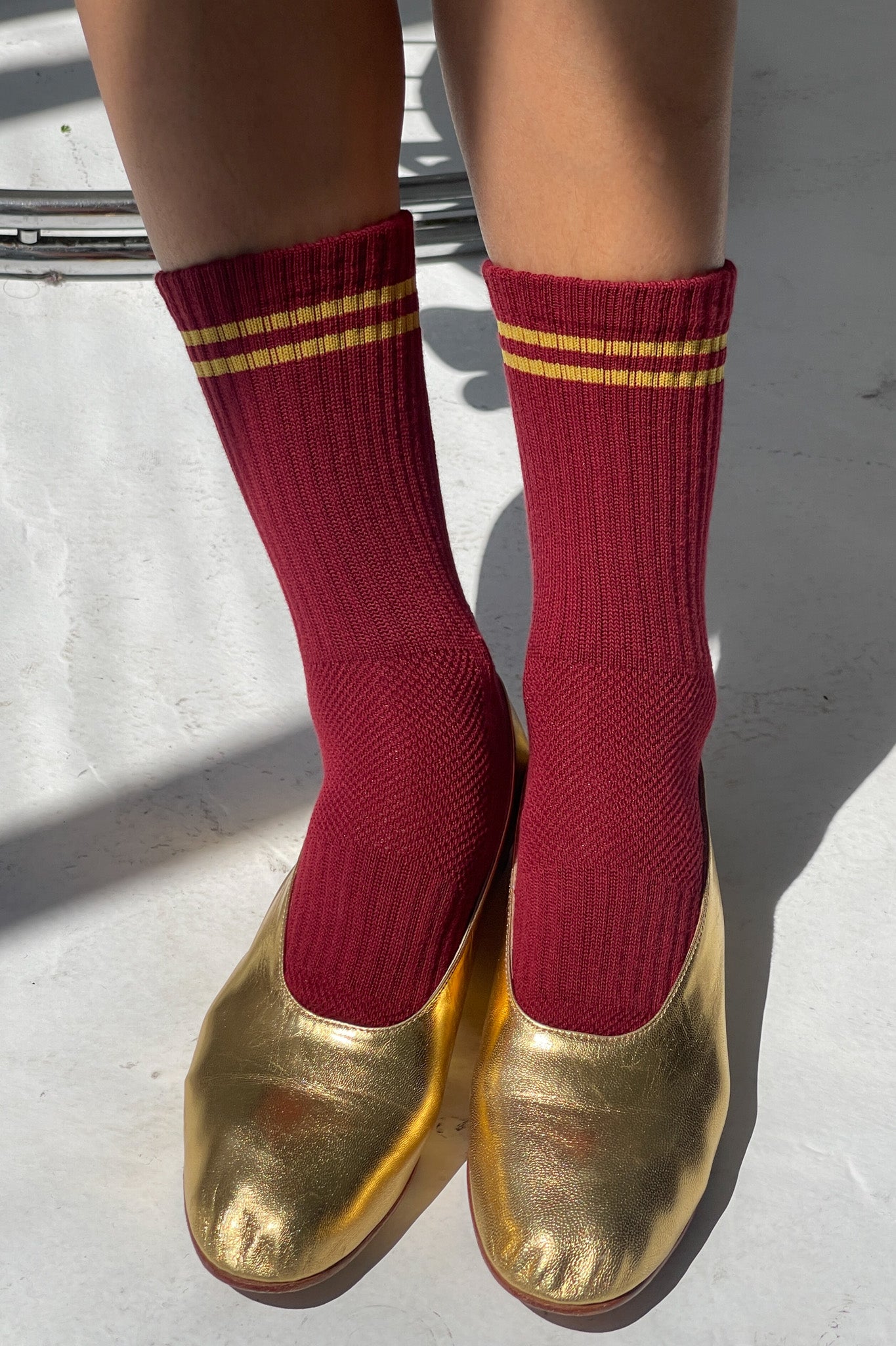 Boyfriend Socks - Cardinal