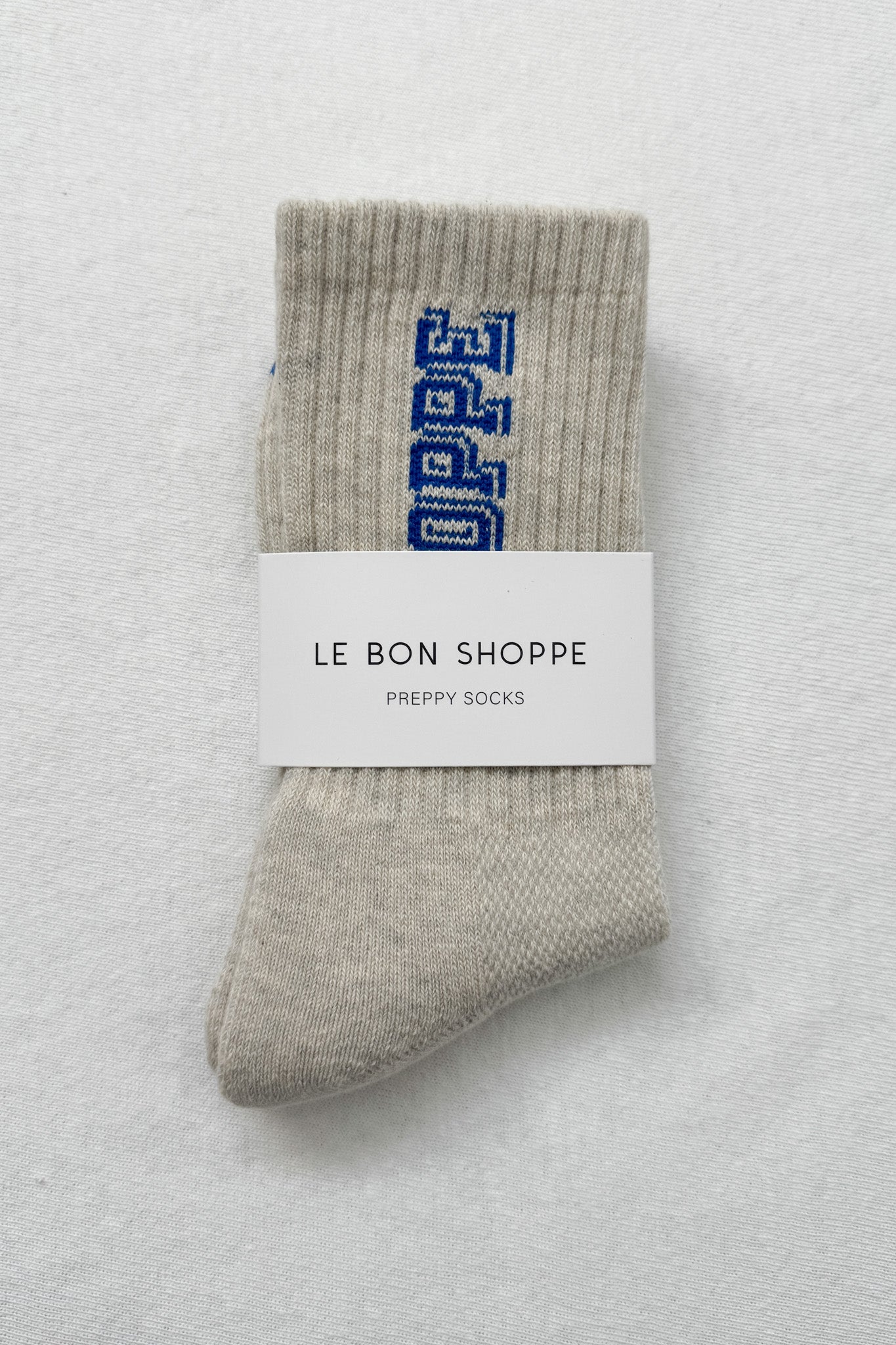 Preppy Socks - Ice/Blue