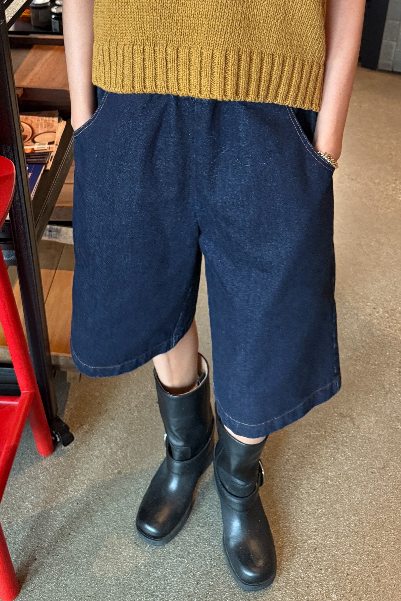 Liam Bermuda Shorts - Raw Denim