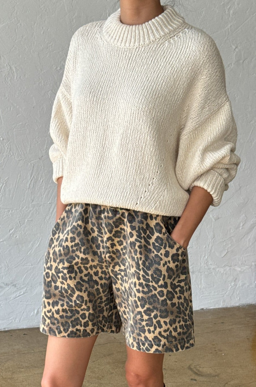 Zoe Cotton Sweater - NATUREL