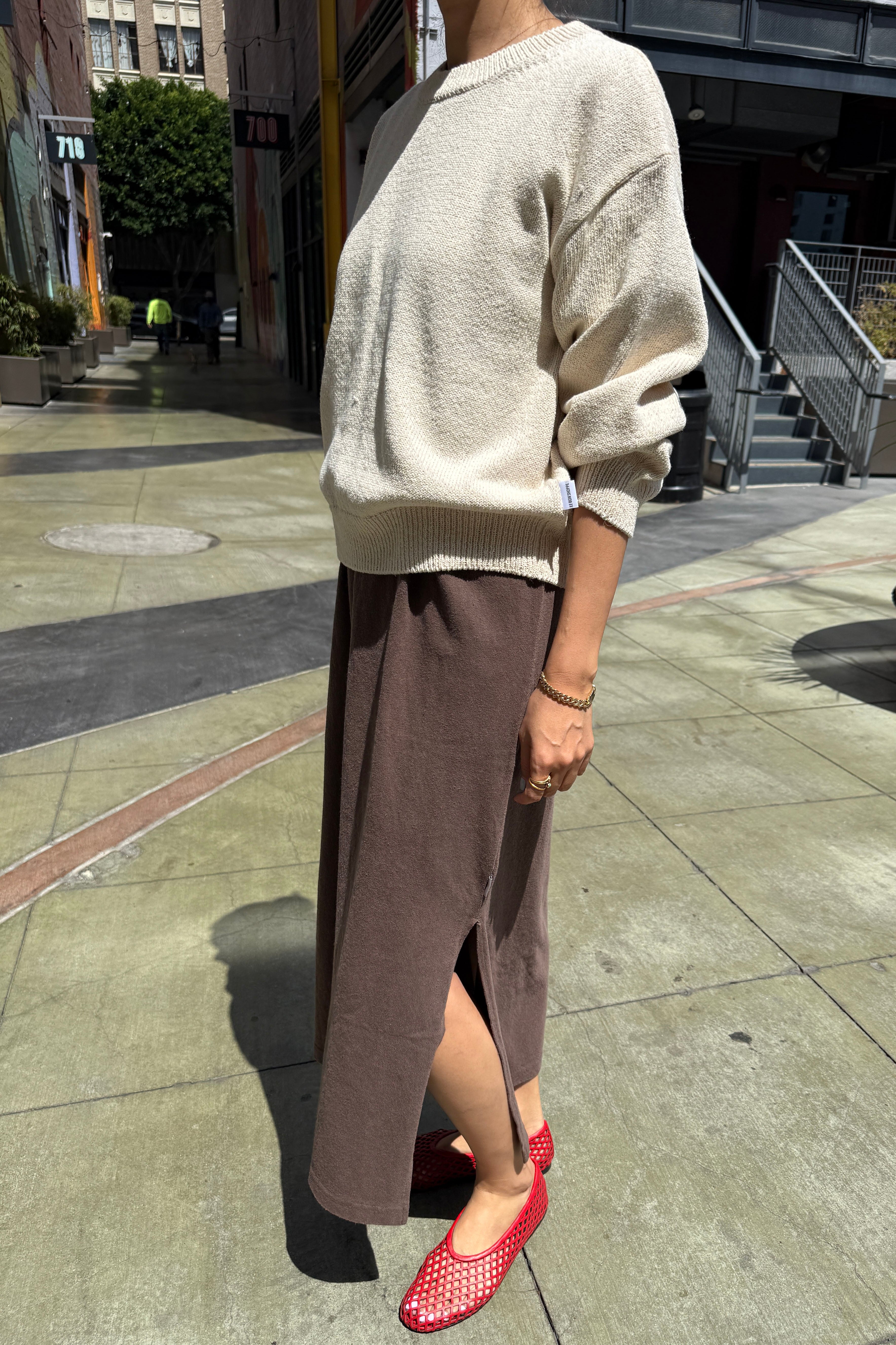 Milo Cotton Sweater - Naturel