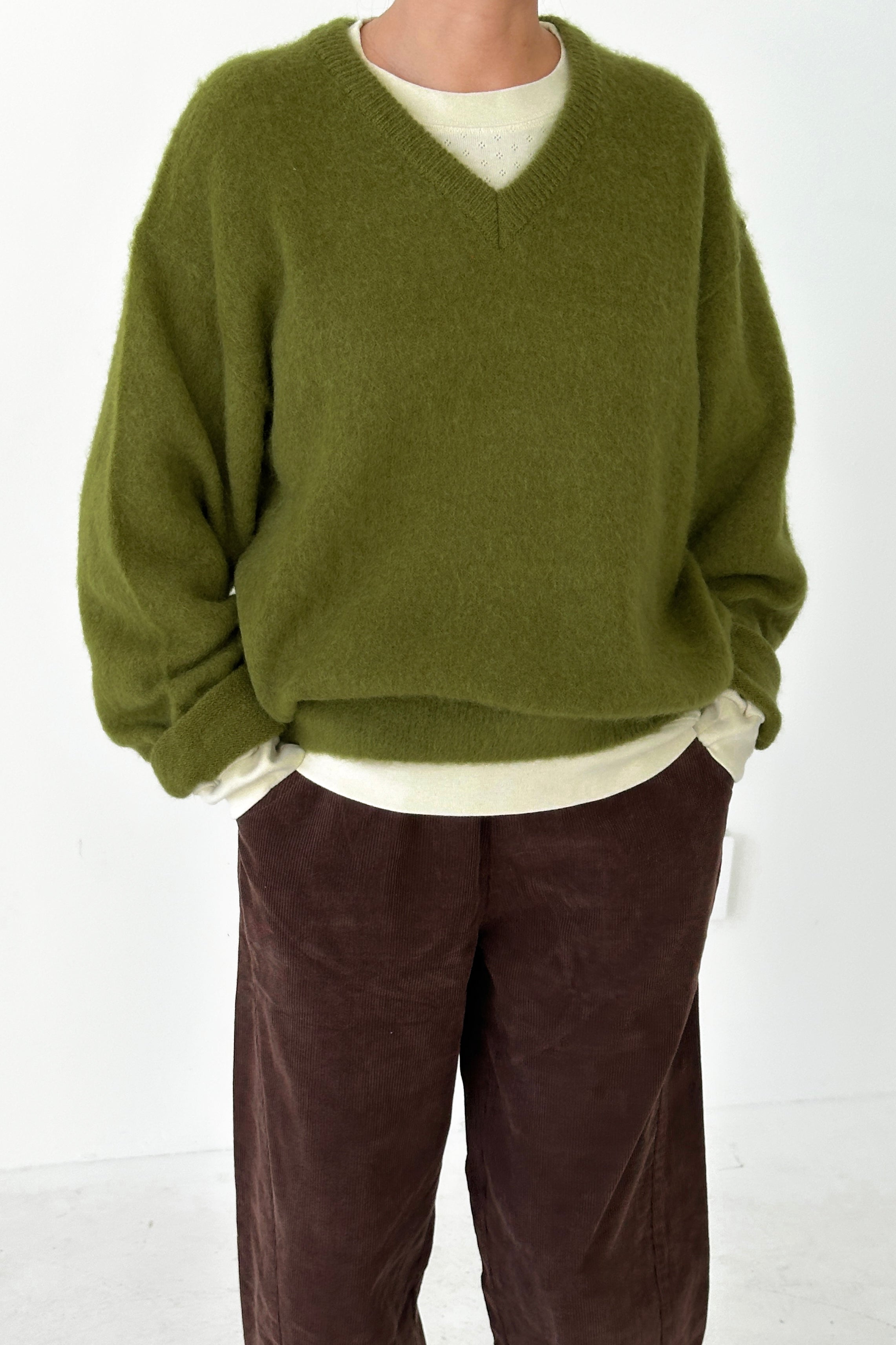 James Mohair Sweater - Leaf