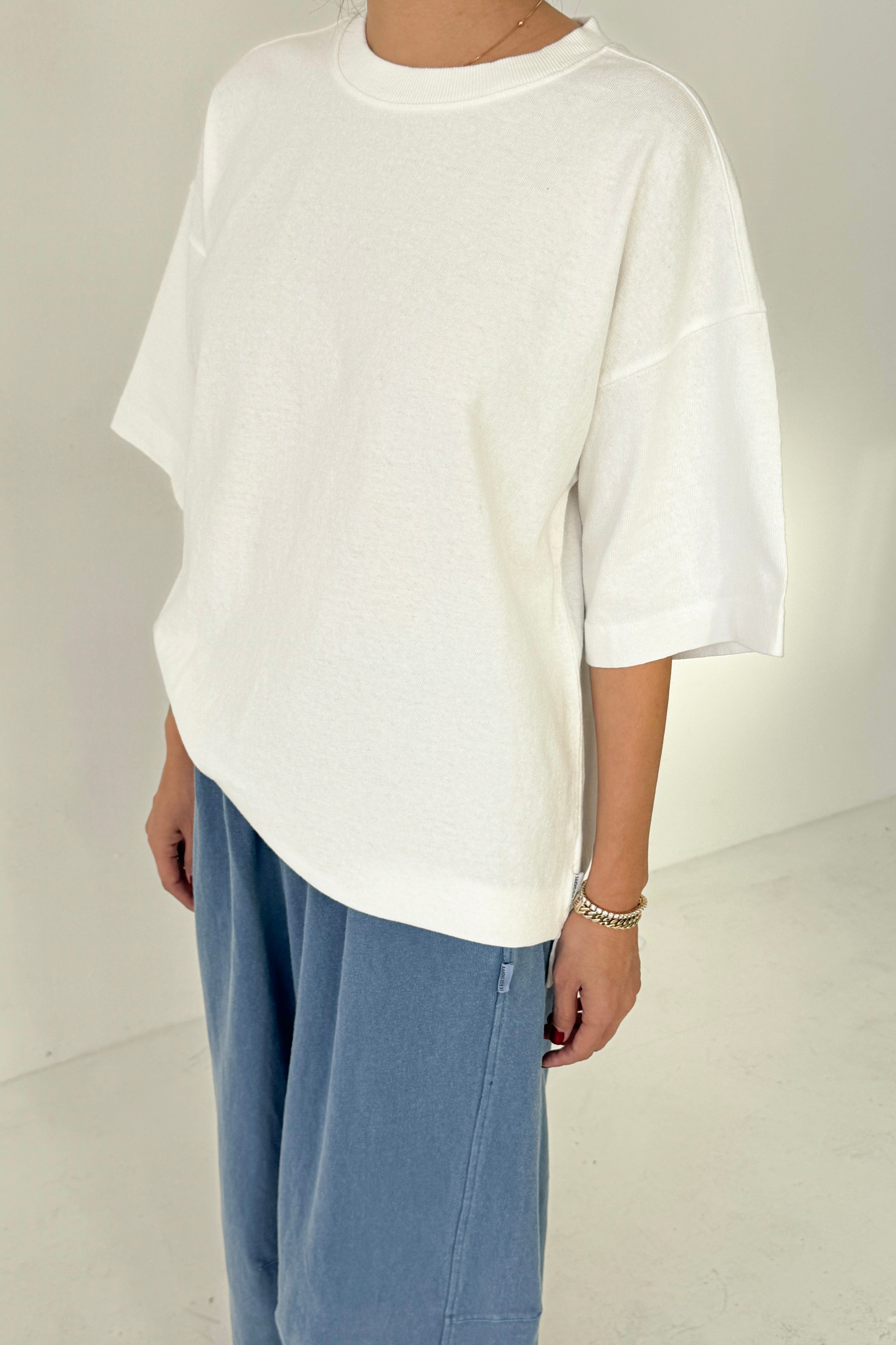 Jayden Tee - White Cotton