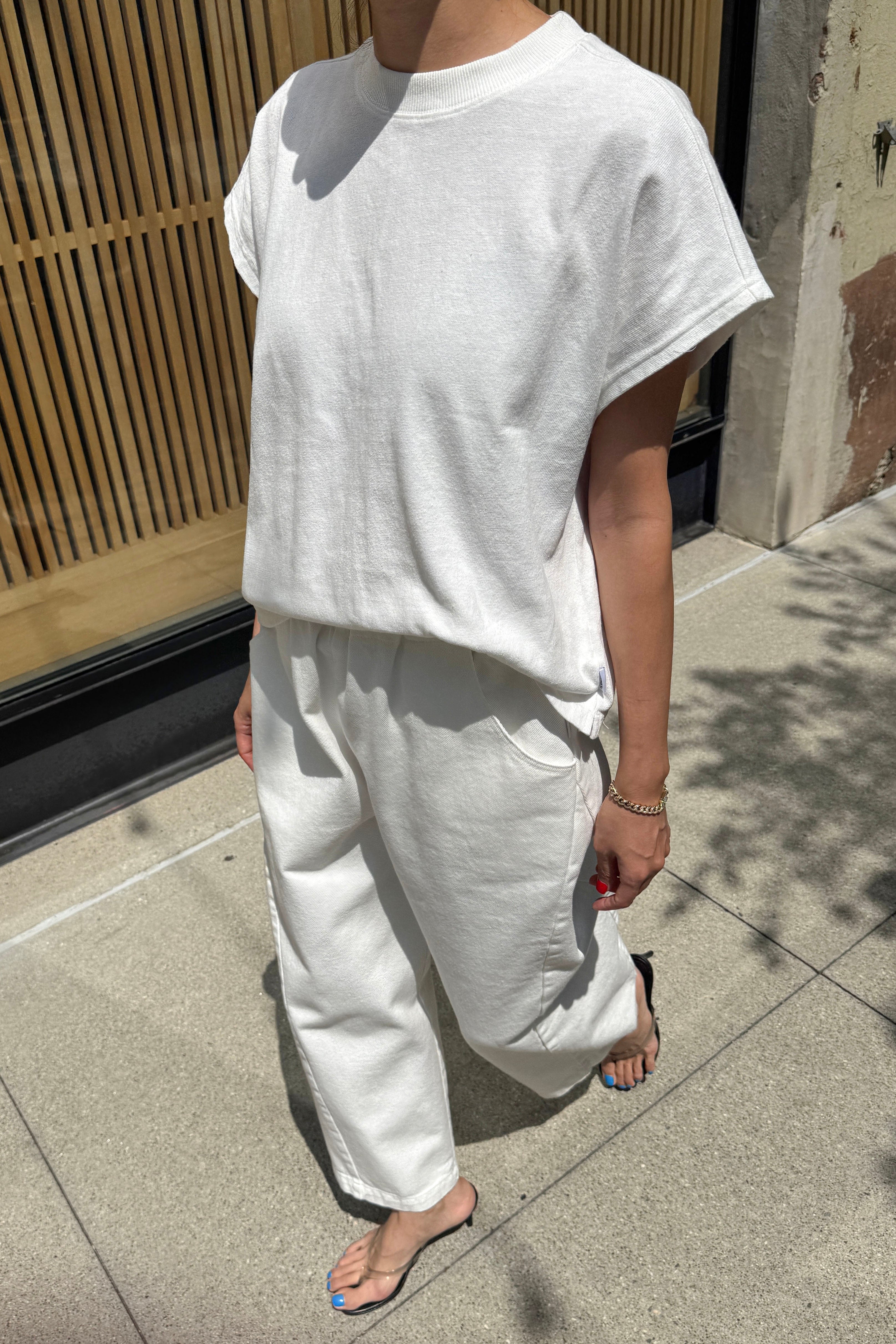 Camiseta Jeanne - Algodón Blanco