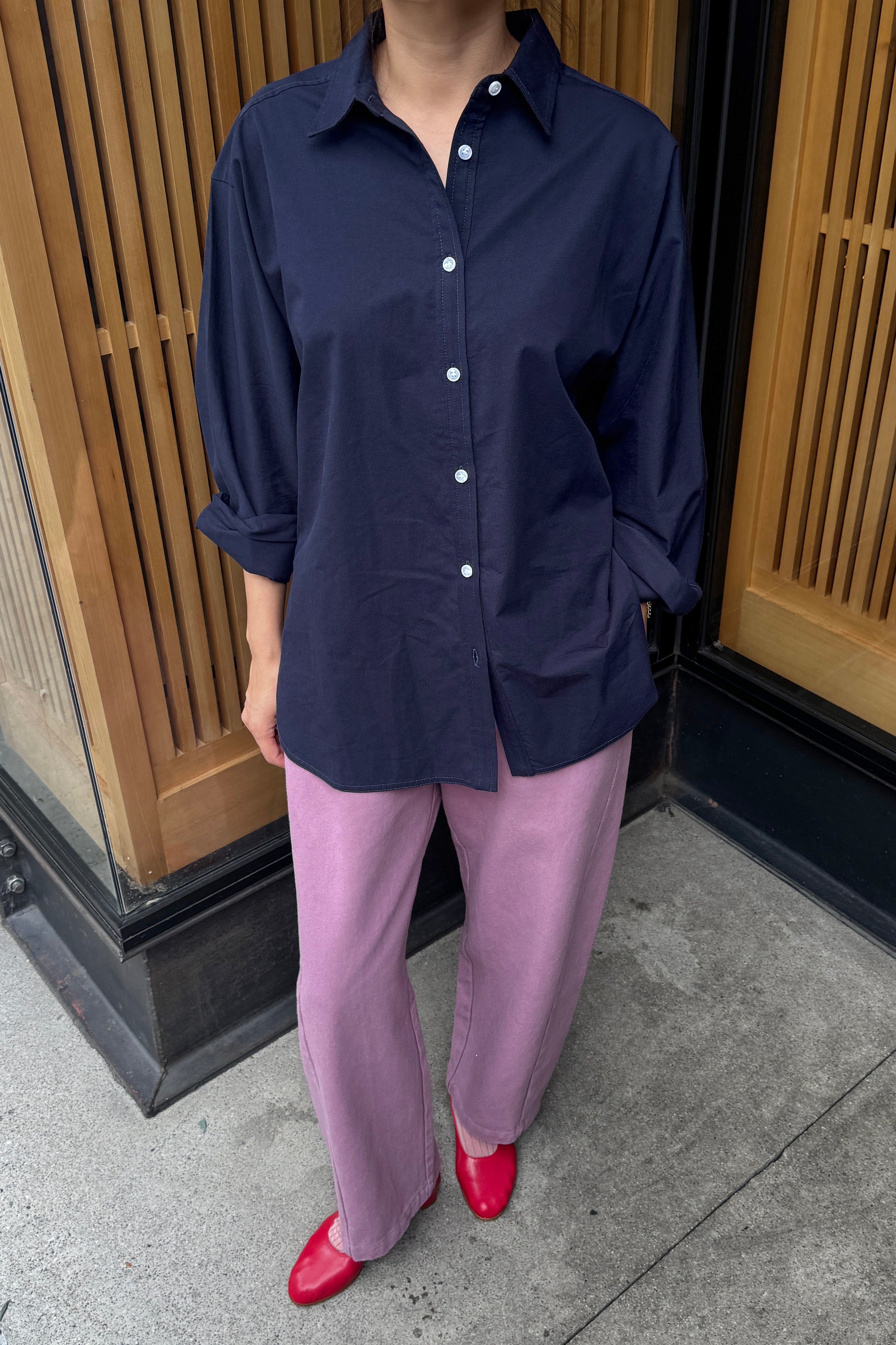 Light Weight Owen Shirt - Navy