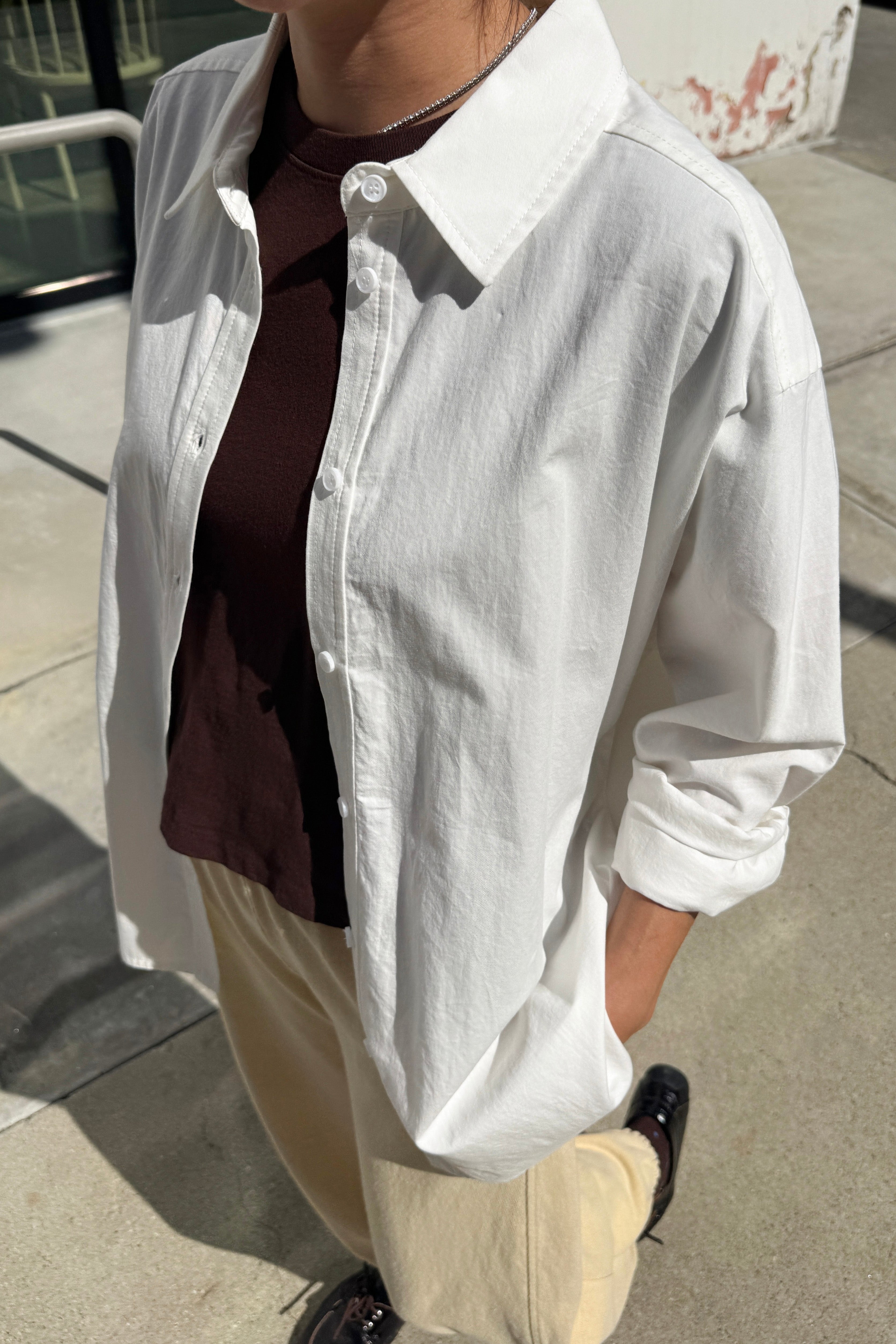 Light Weight Owen Shirt - White