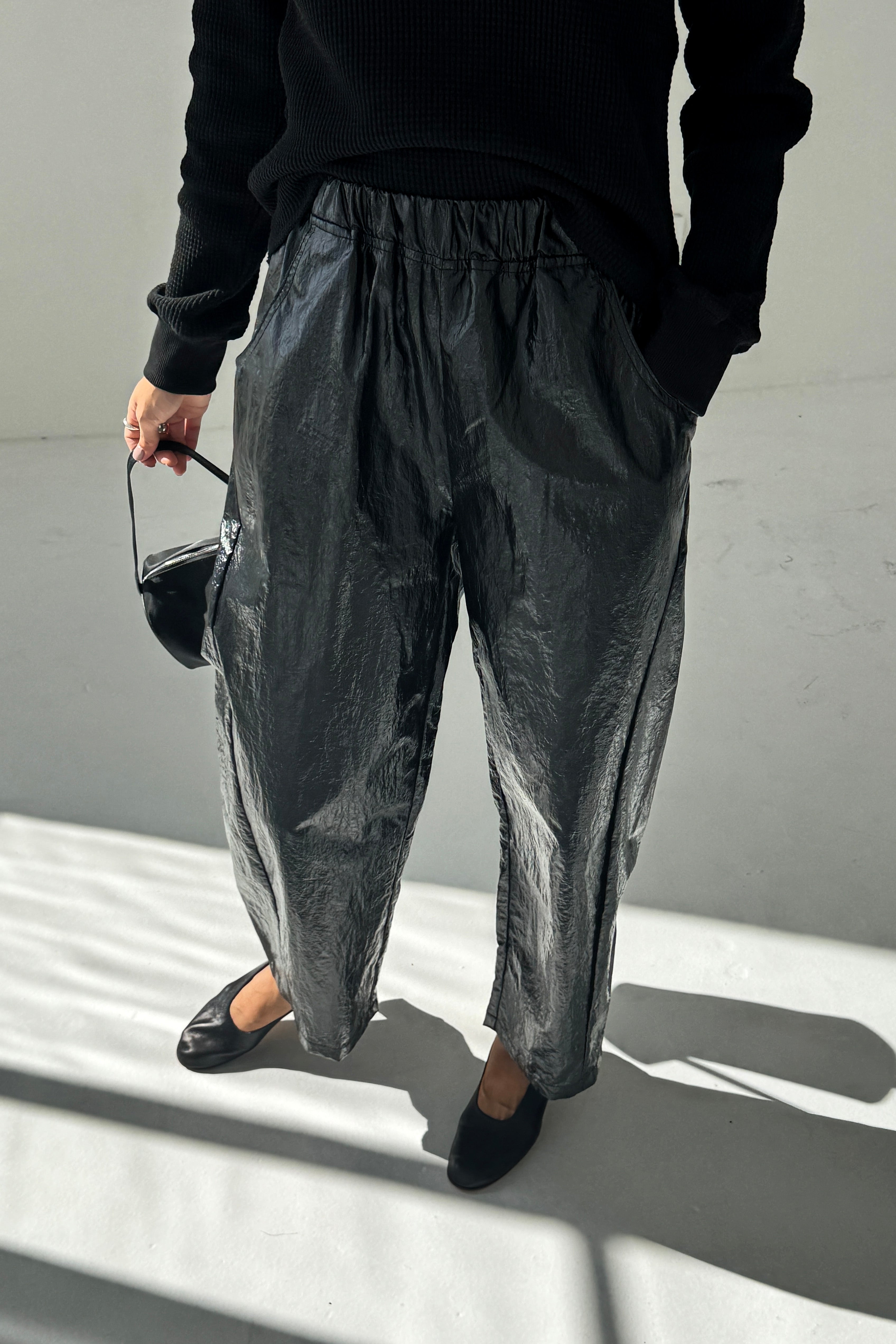 Liquid Nylon Arc Pants - Lacquer Black