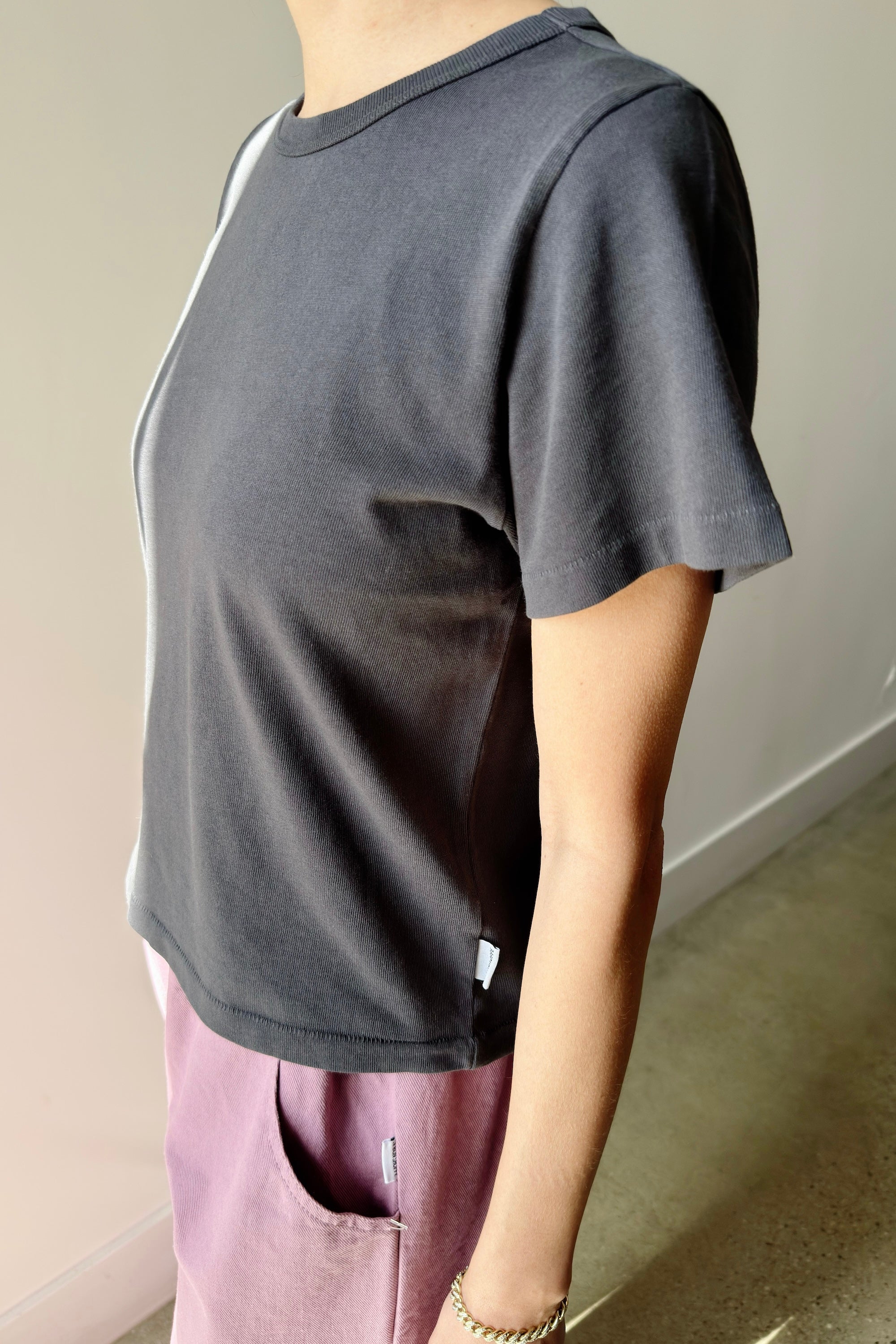 The Little Boy Tee - Carbon