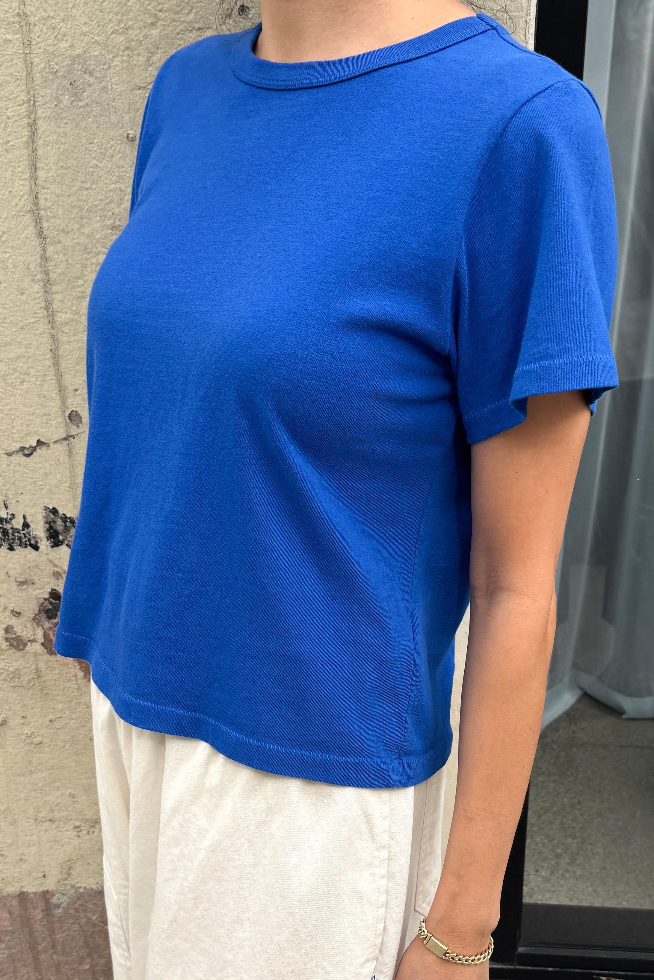 The Little Boy Tee - Cobalt