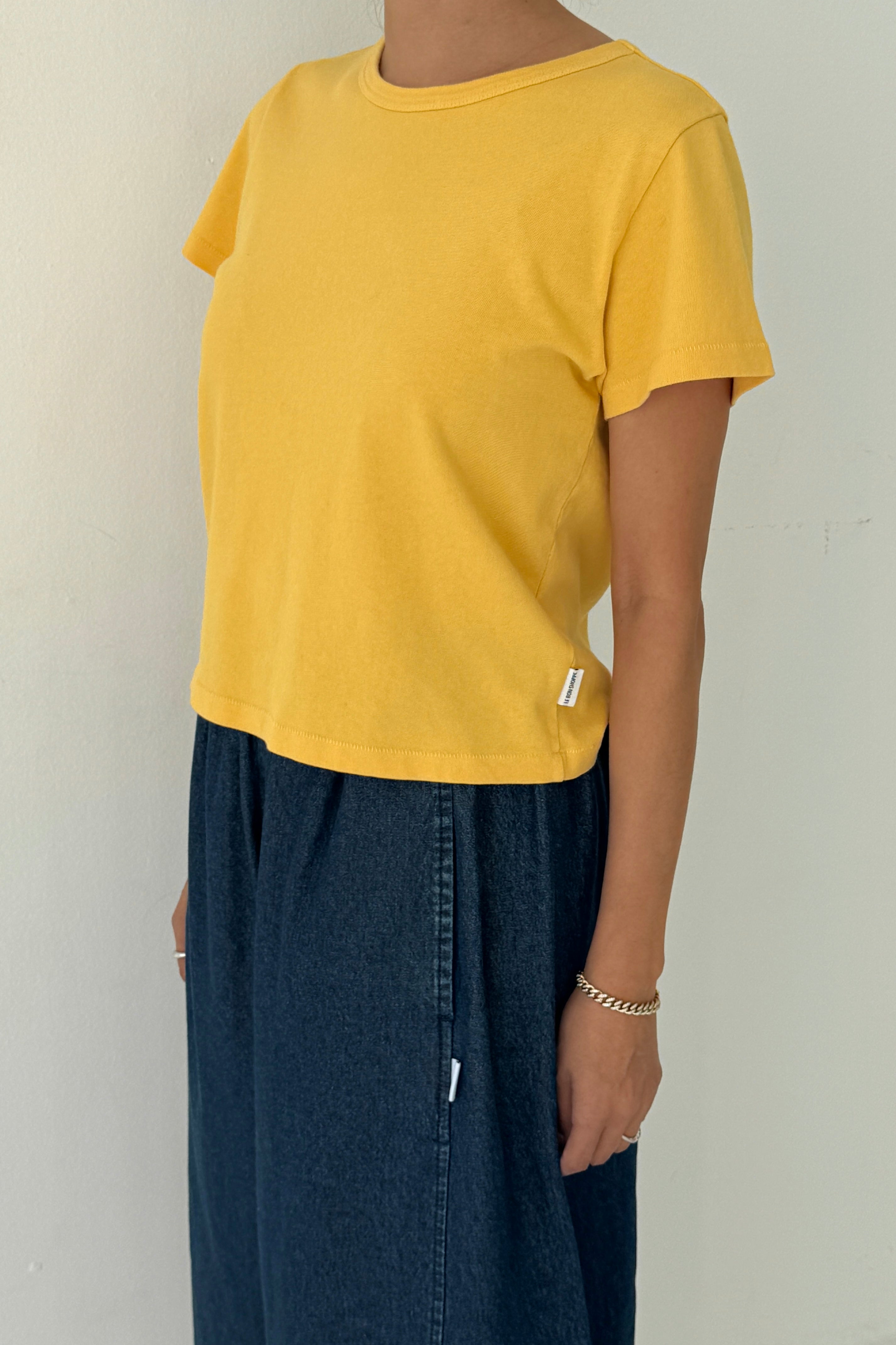 The Little Boy Tee - Egg Yolk