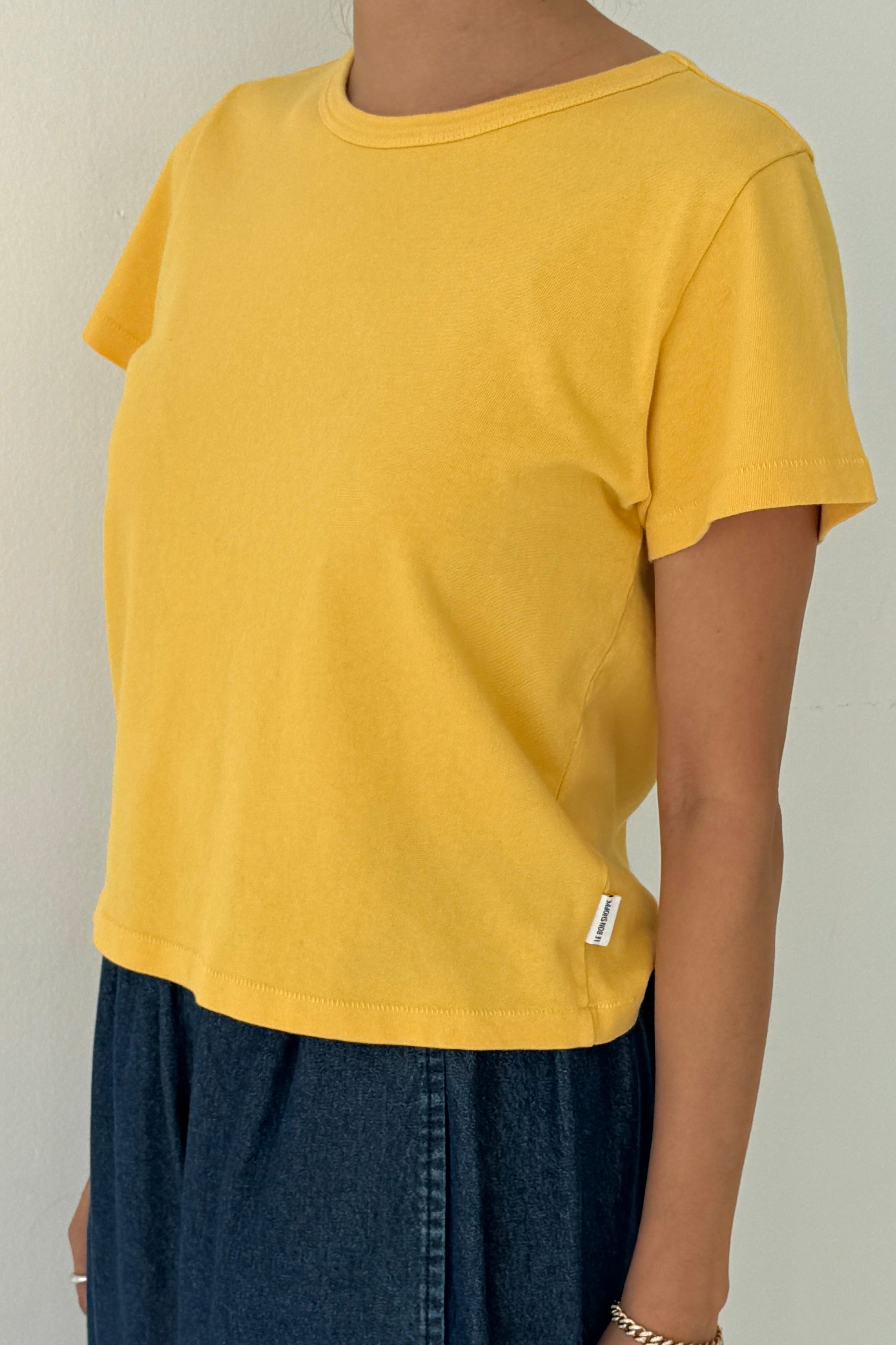 The Little Boy Tee - Egg Yolk