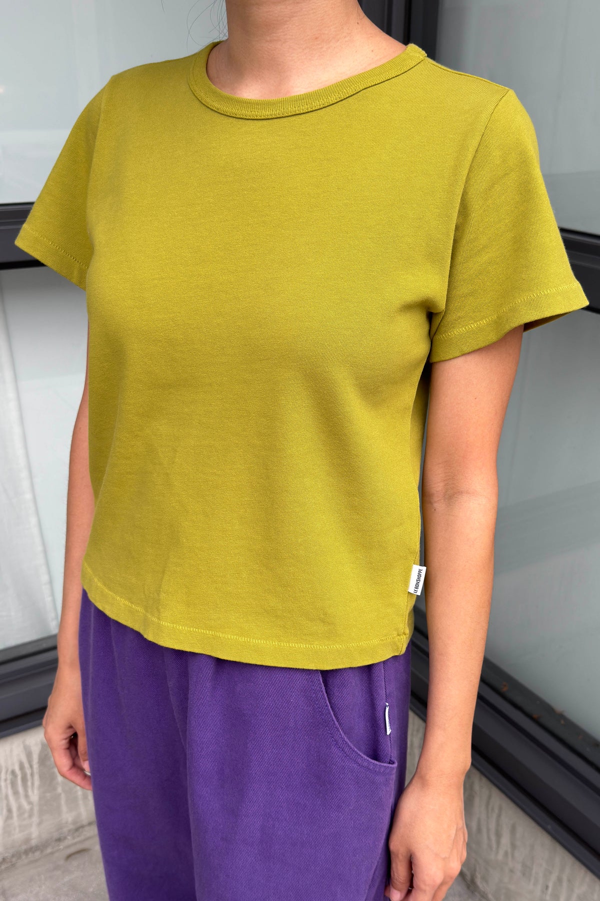 The Little Boy Tee - Golden Olive