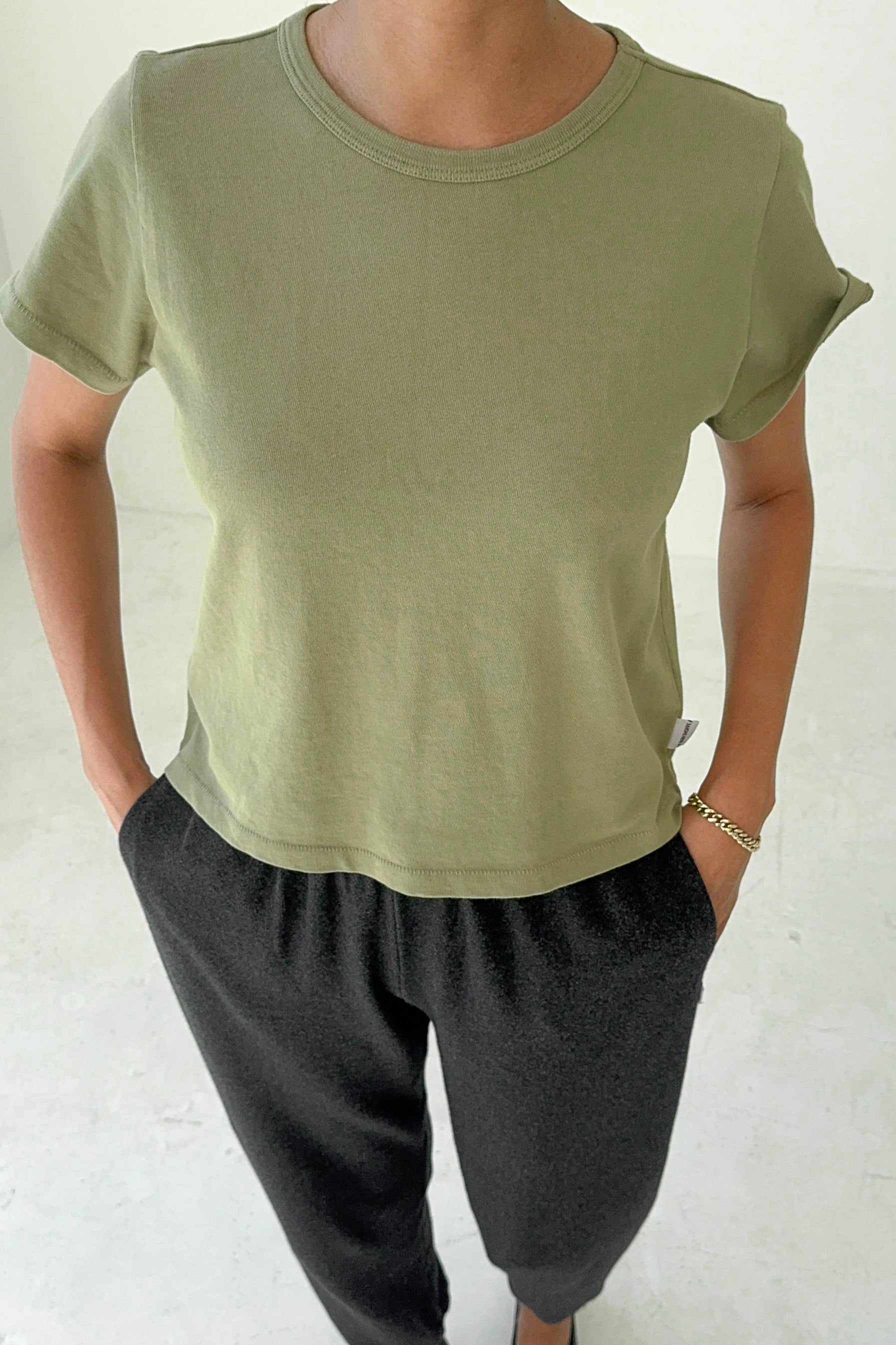 The Little Boy Tee - Mint Dust