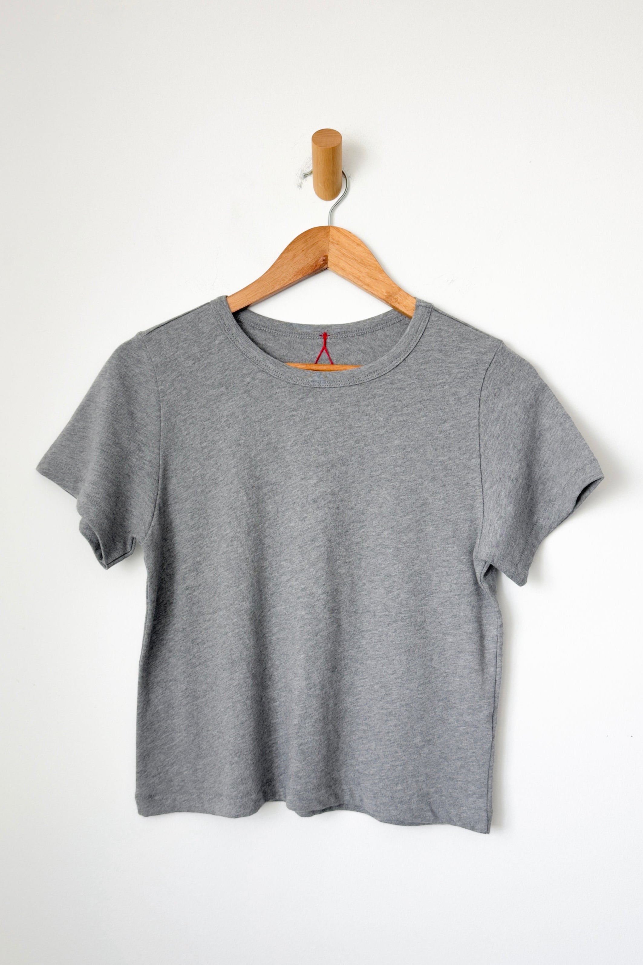 The Little Boy Tee - Melange Grey