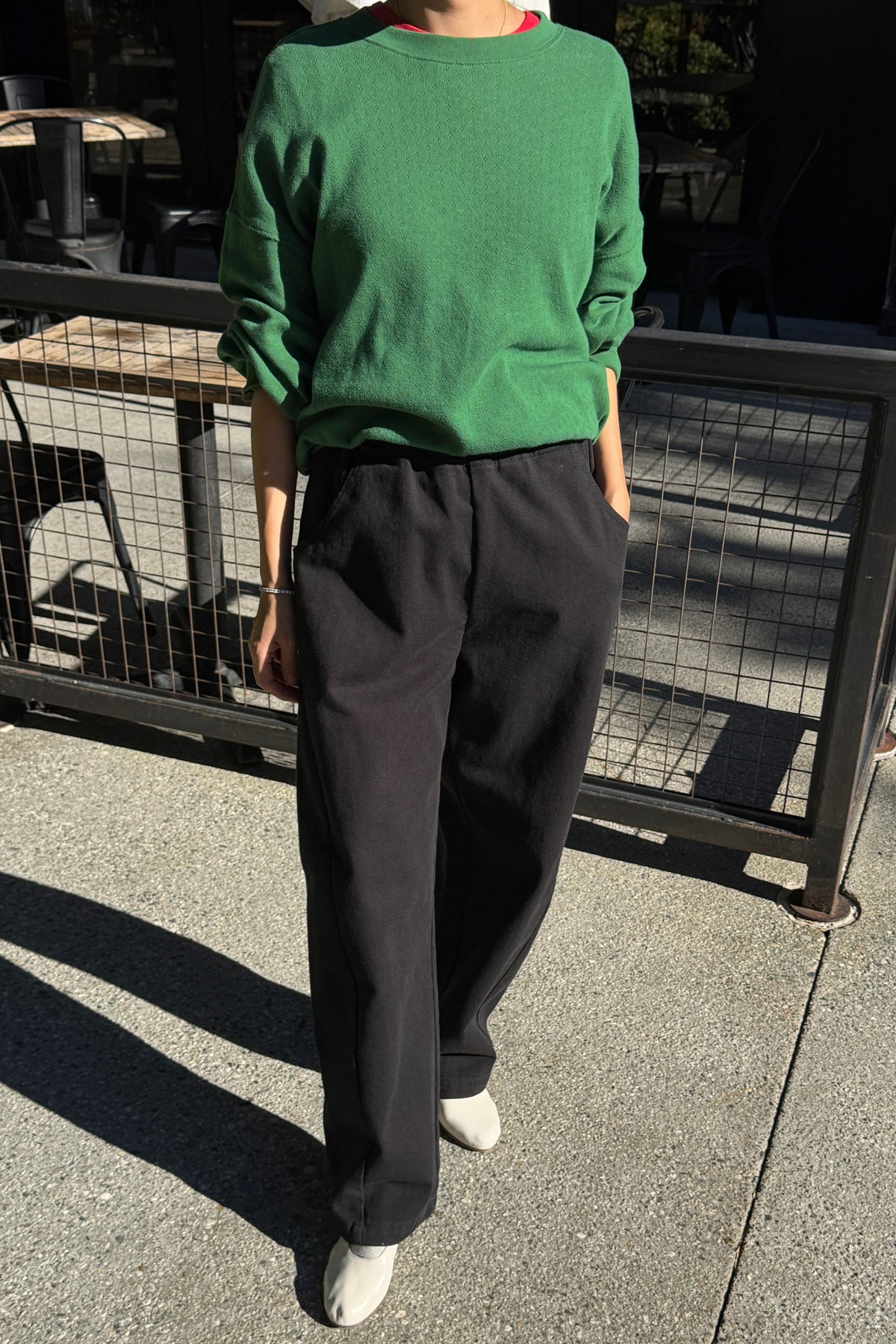 Long Arc Pants - Black Canvas
