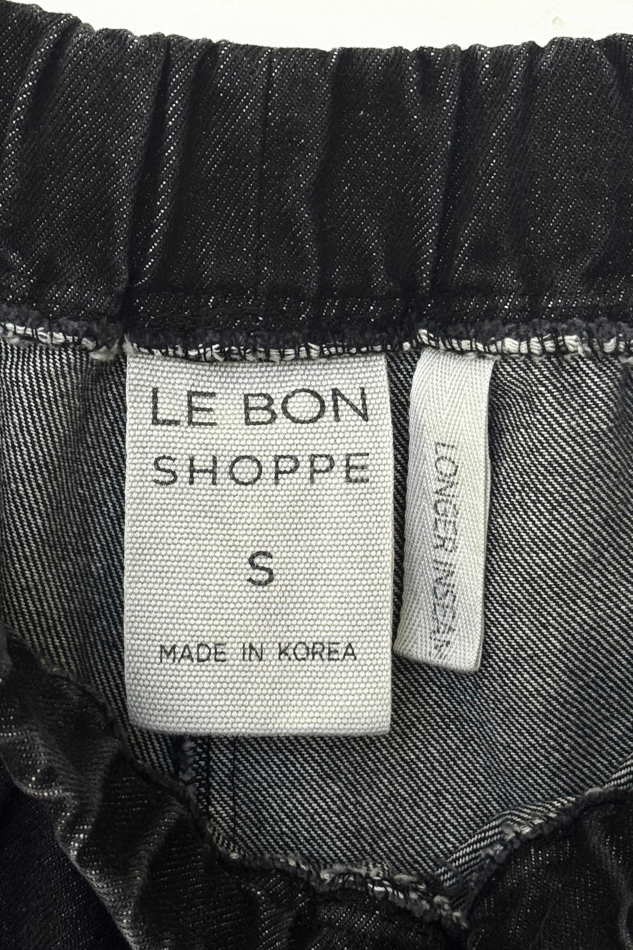 Long Arc Pants - Black Denim