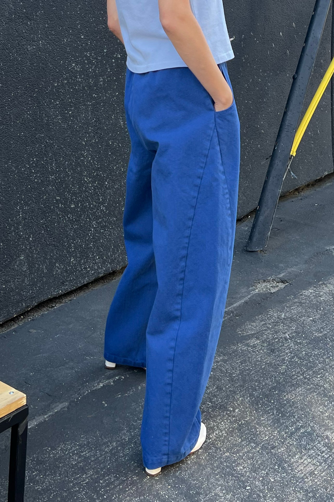 Long Arc Pants - Azure