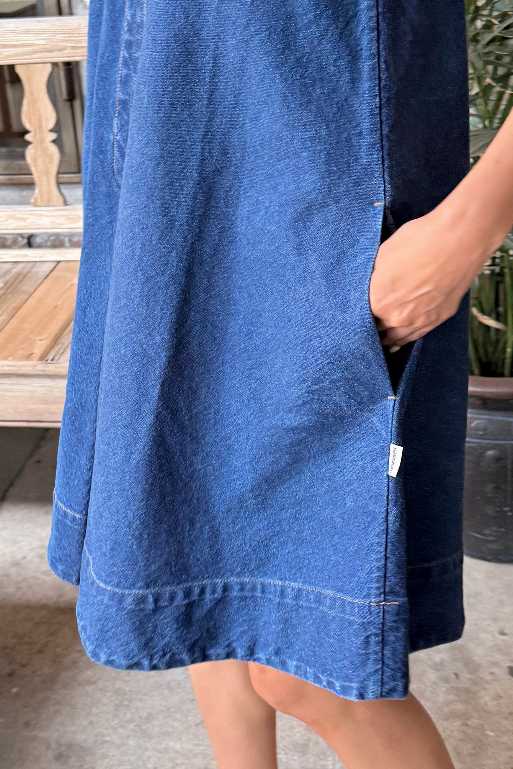 Mable Dress - Dark Denim