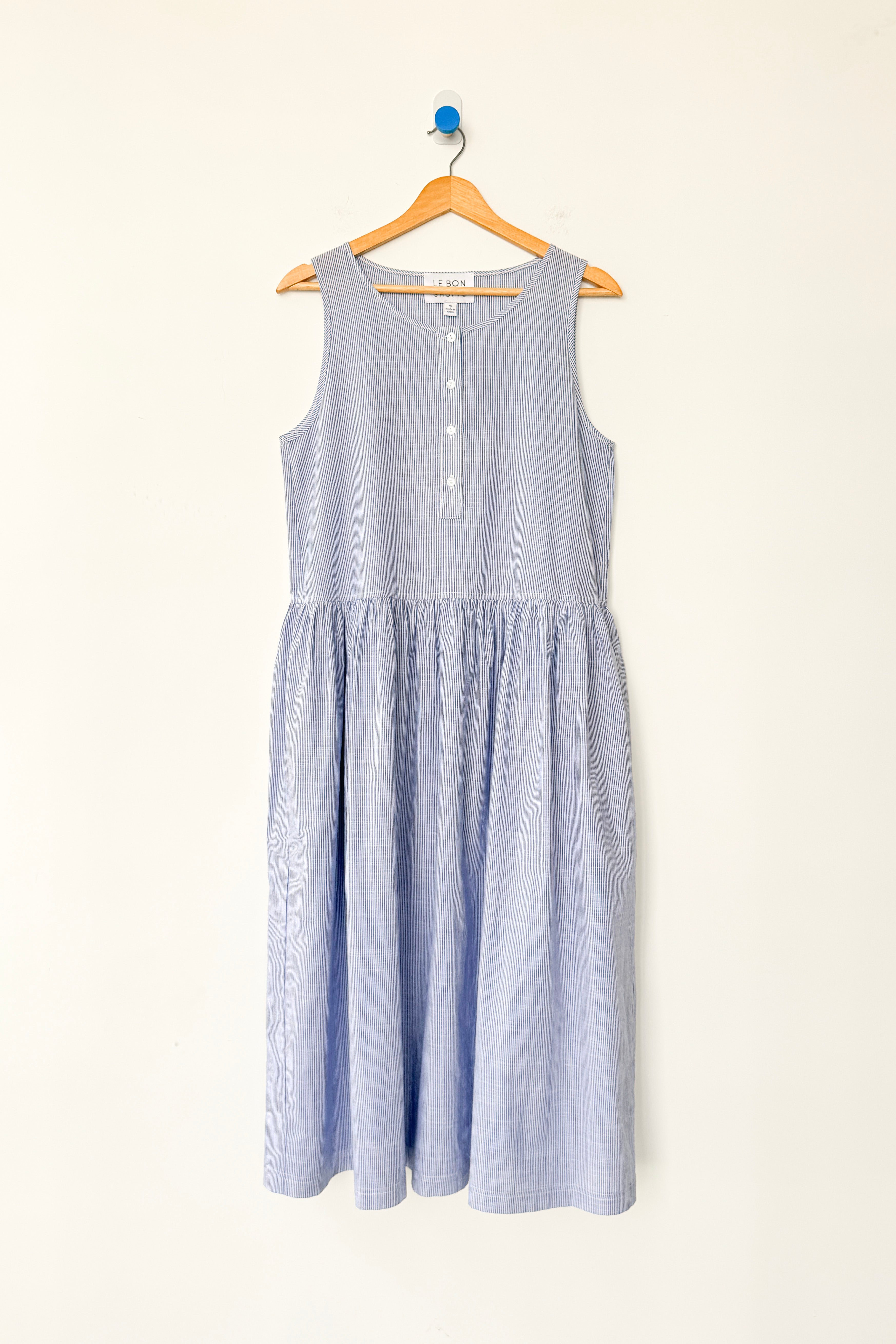 Marianne Dress - Blue Stripe