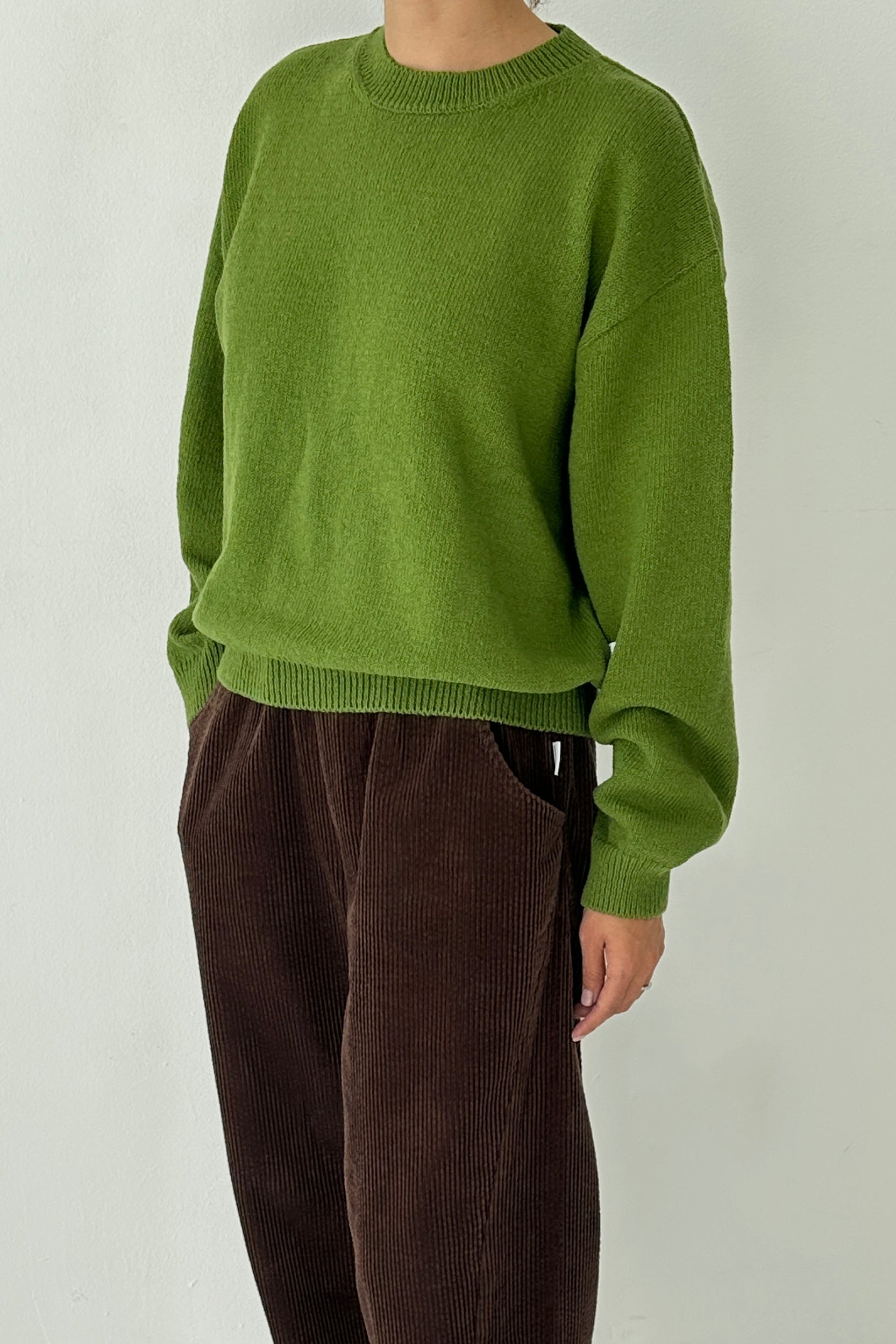 Milo Cotton Sweater - Avocado