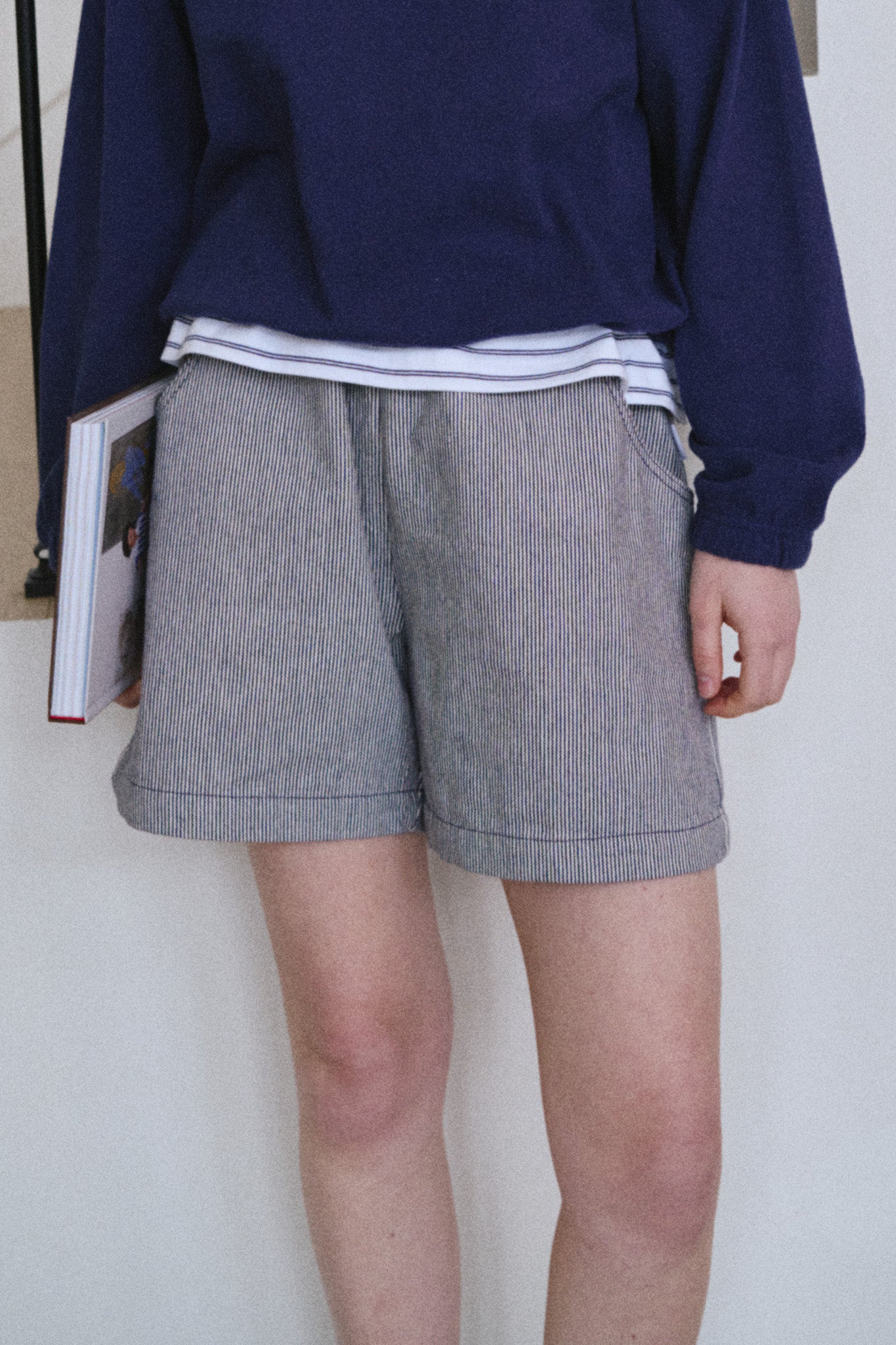 City Shorts - Blue Stripe