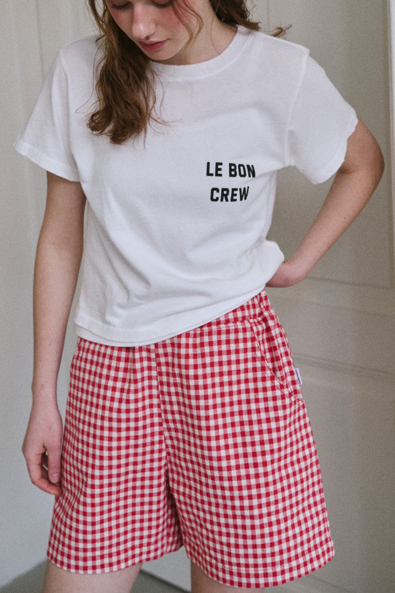 Darling Tee - Le bon Crew (Vintage White)