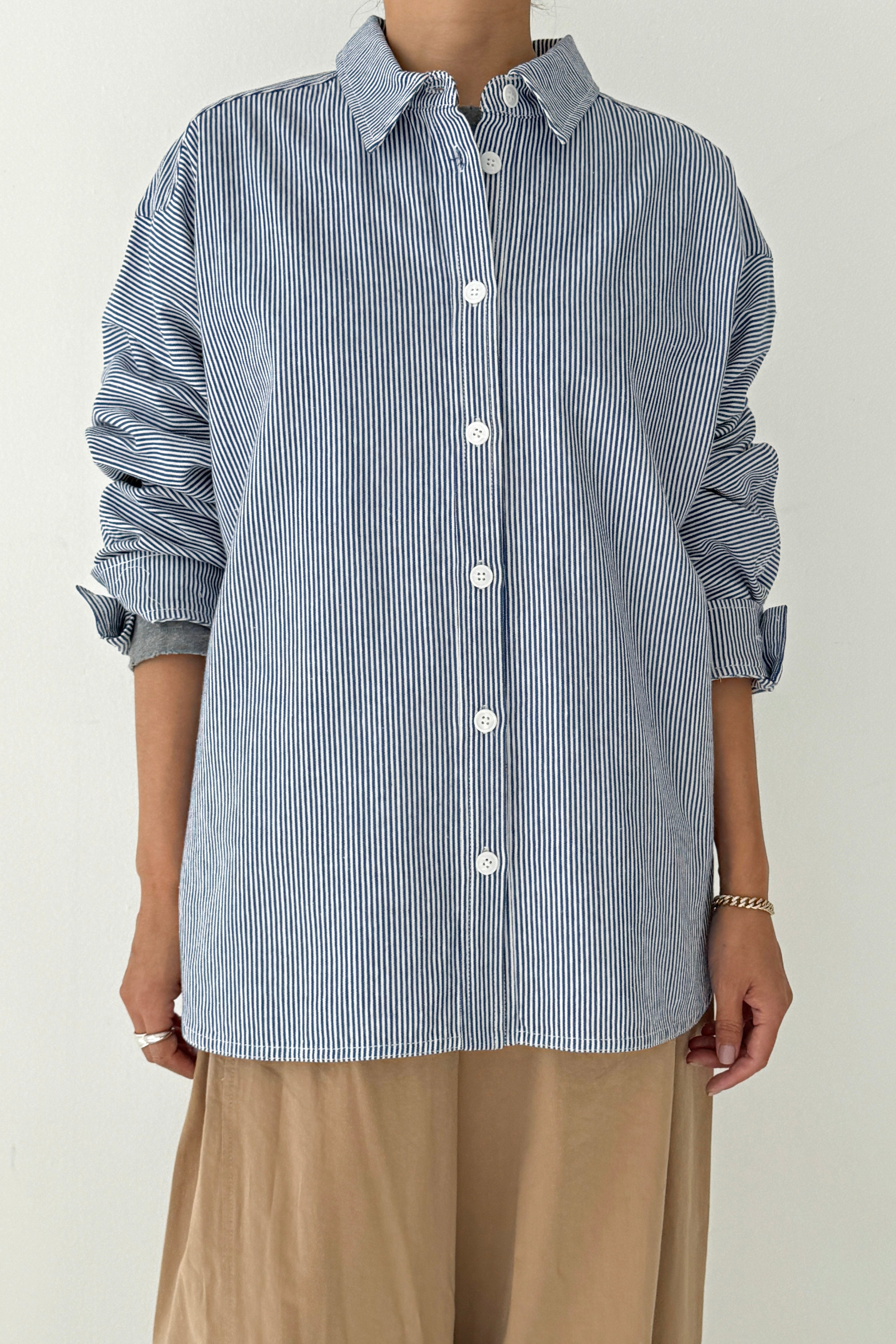 Owen Shirt - Blue Stripe