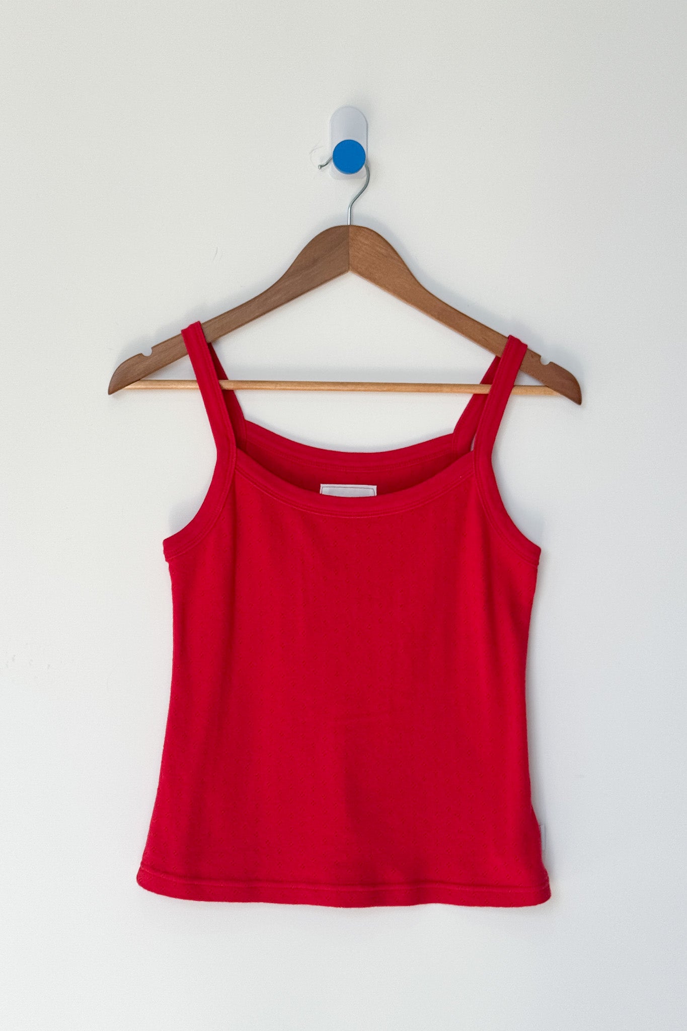 Pointelle Eve Cami- Red Apple