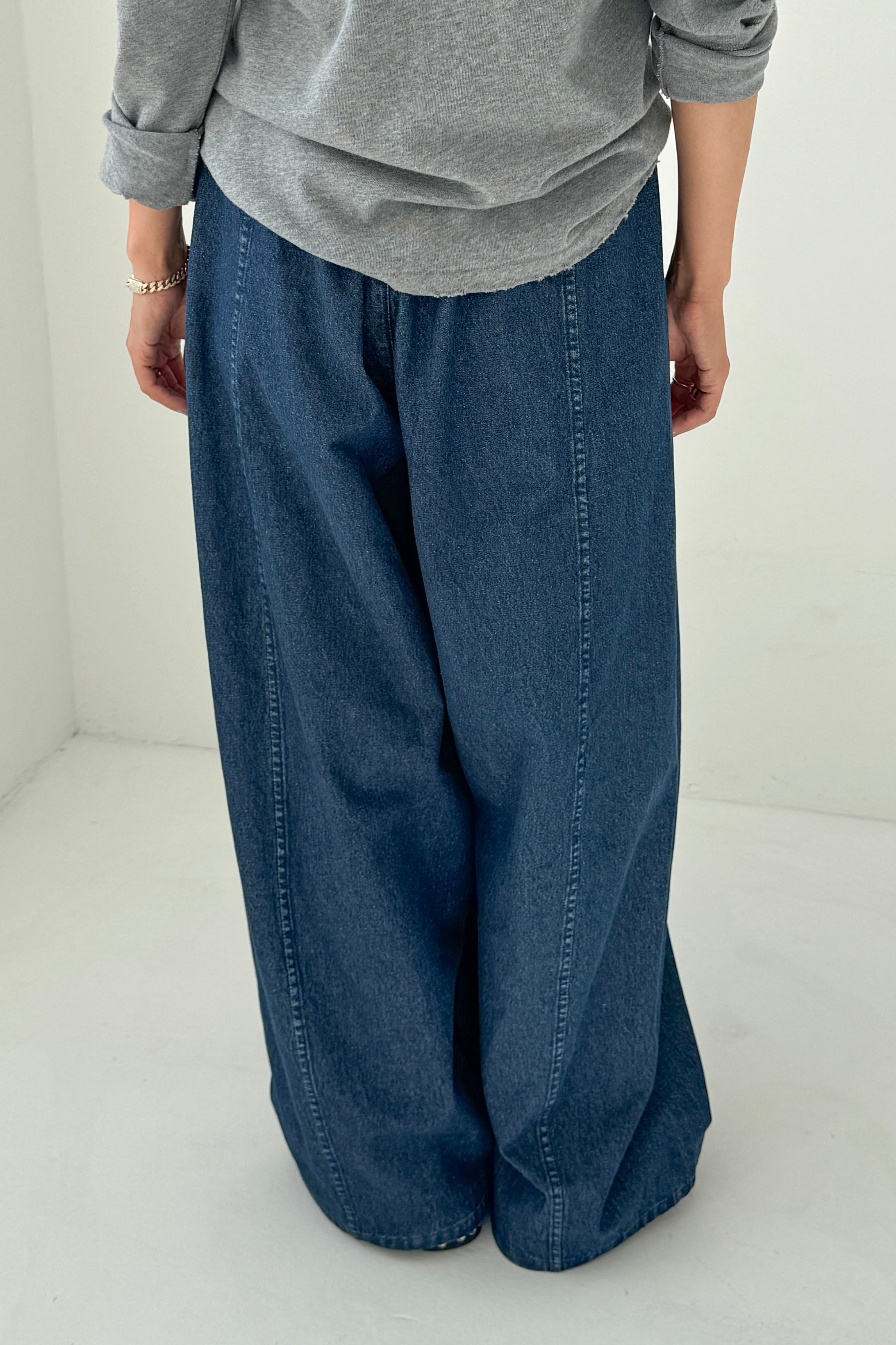 Parachute Pants - Denim Blue
