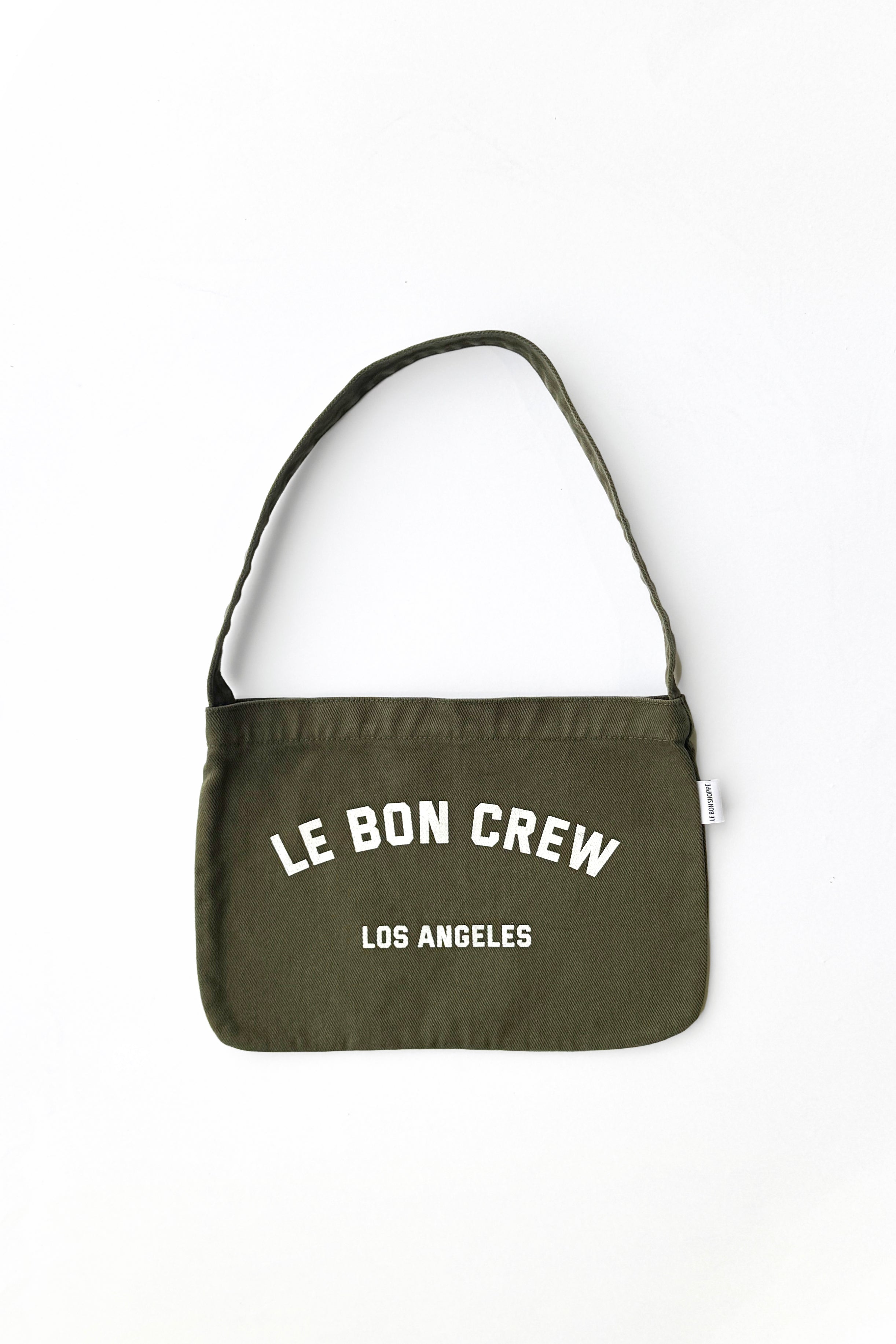 Petite Happy Carry Bag - Olive + White