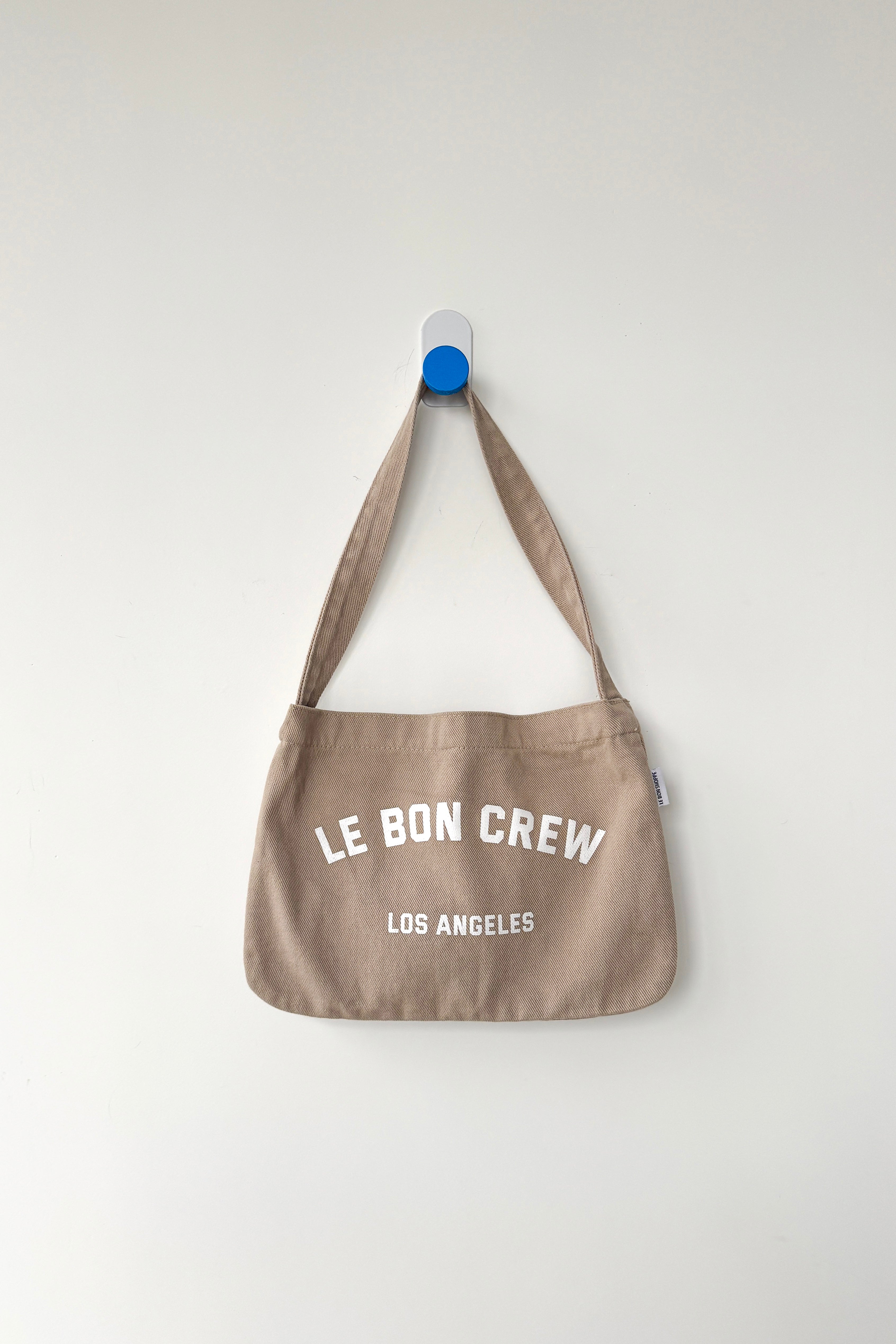 Petite Happy Carry Bag - Taupe + White