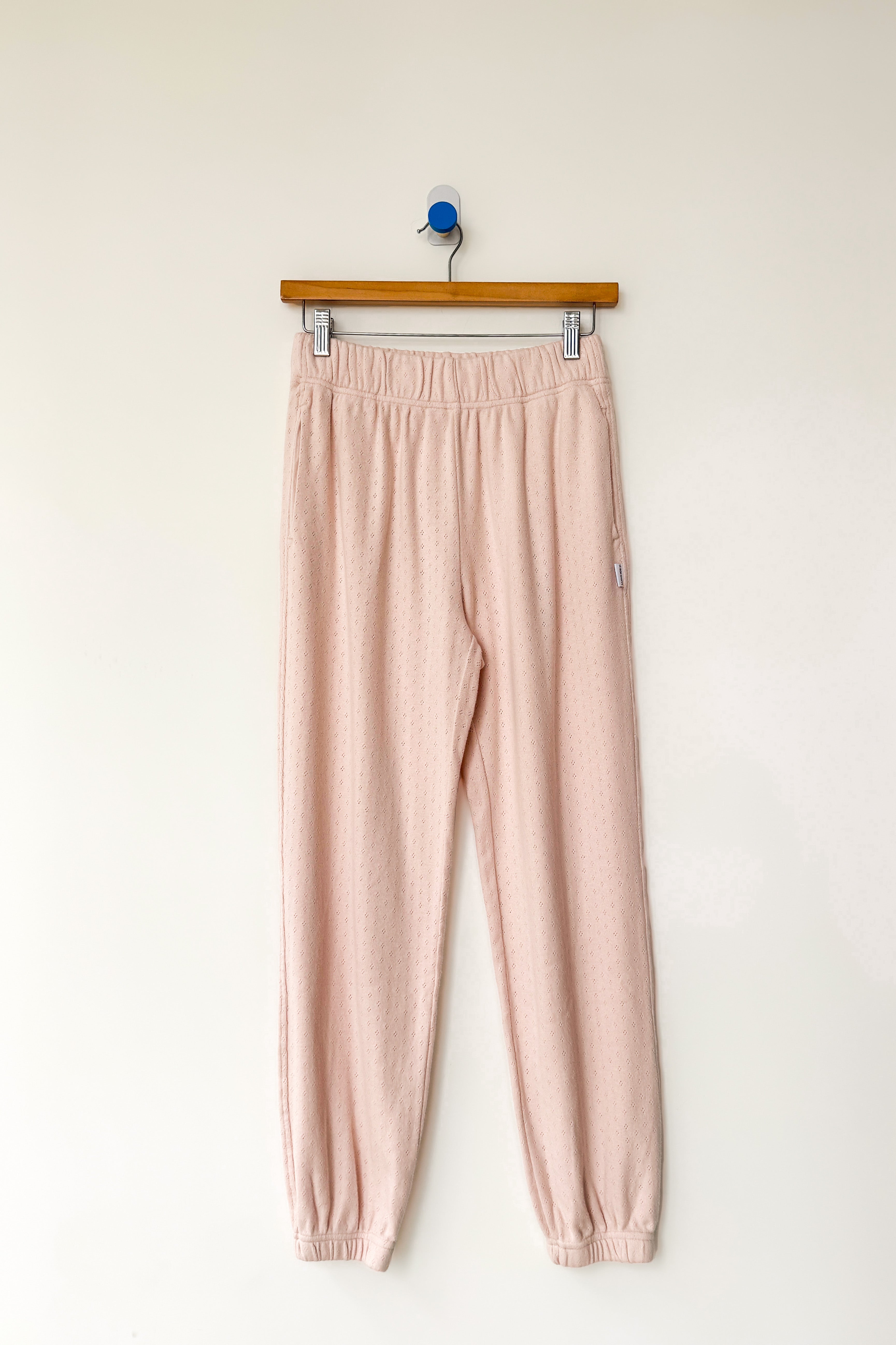 Pointelle Serene Joggers - Baby Pink