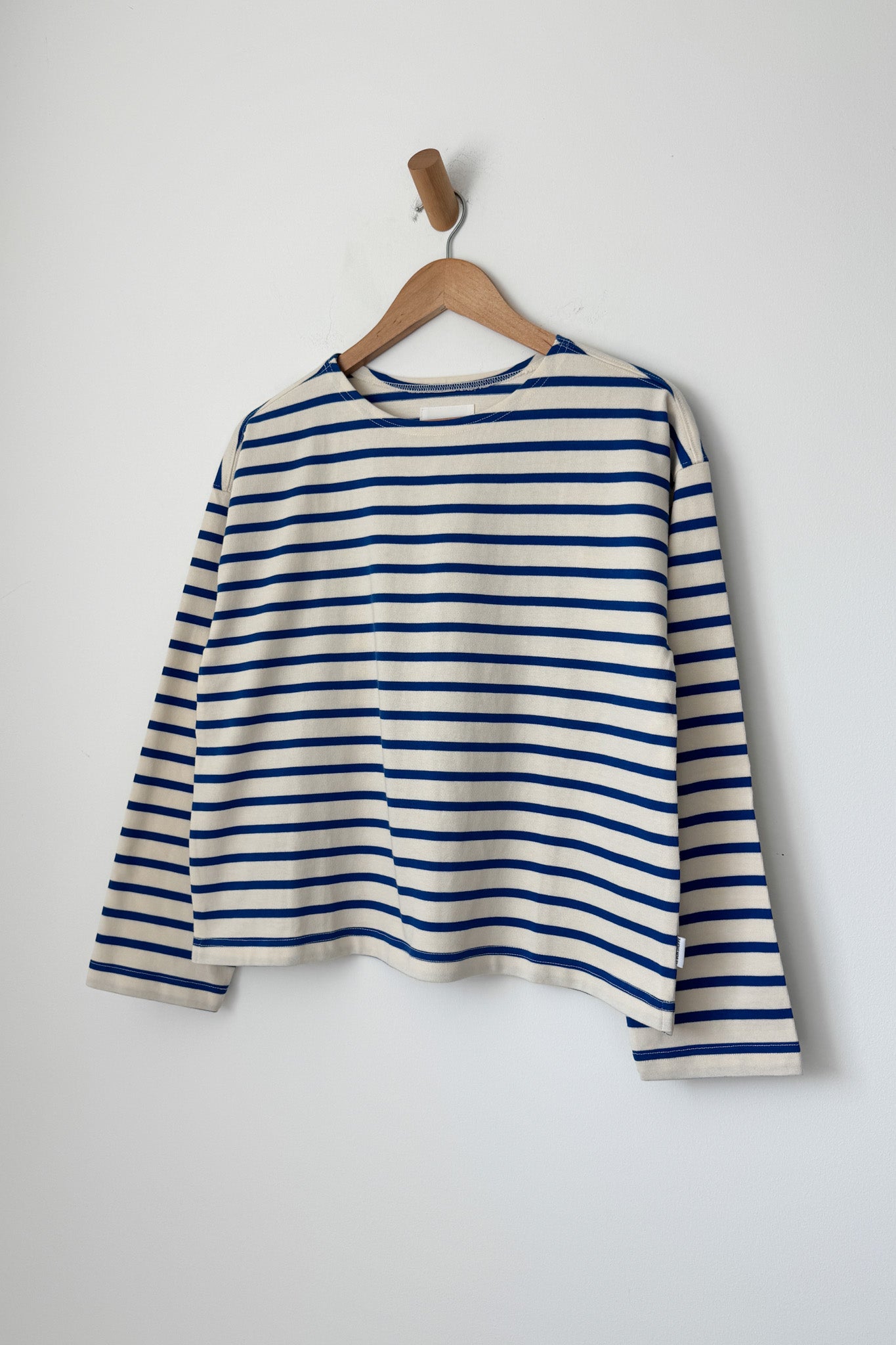 Sailor Top - Blue Stripe On Cream