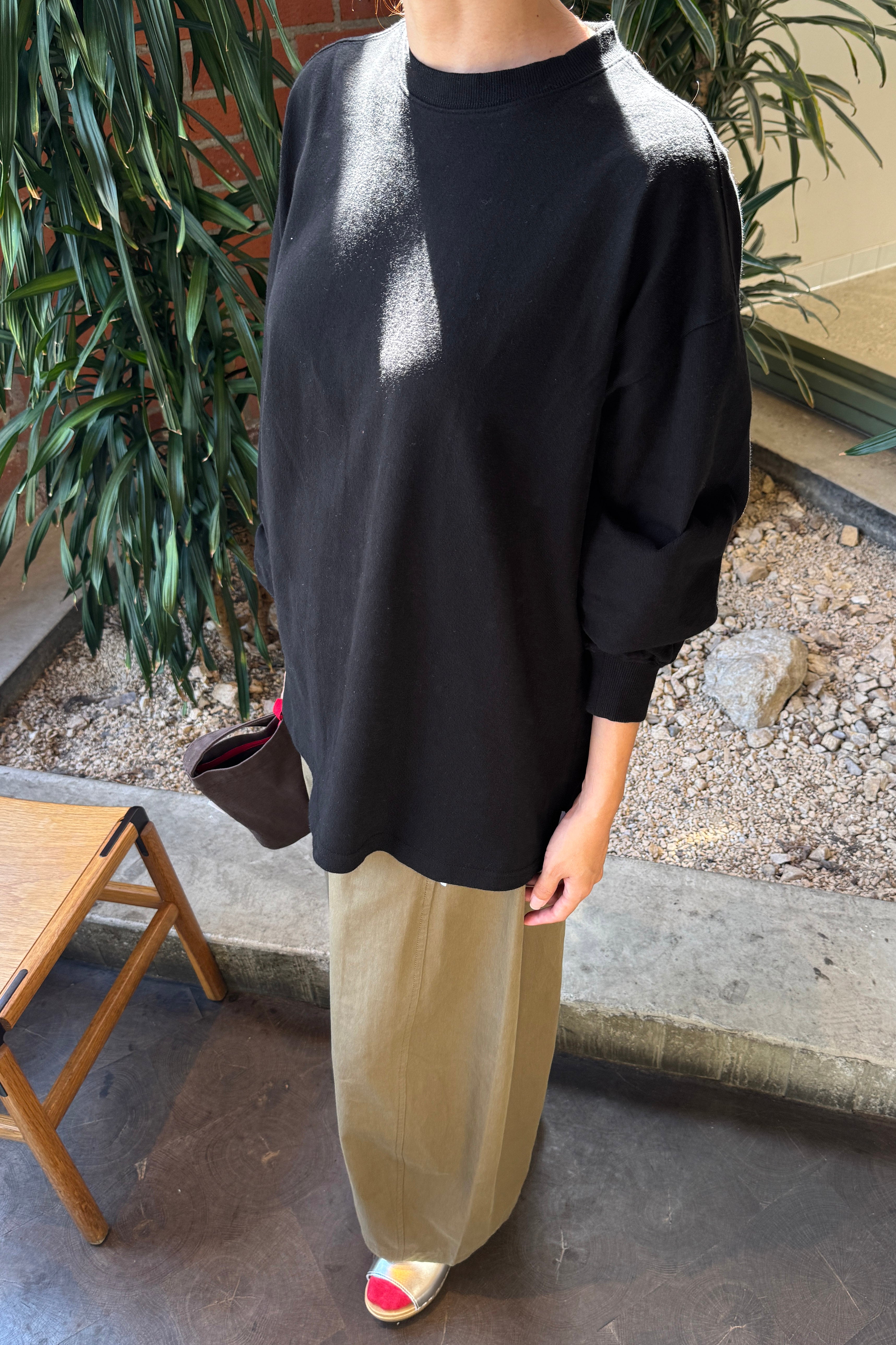 Soft Jersey Supple Tee - Black