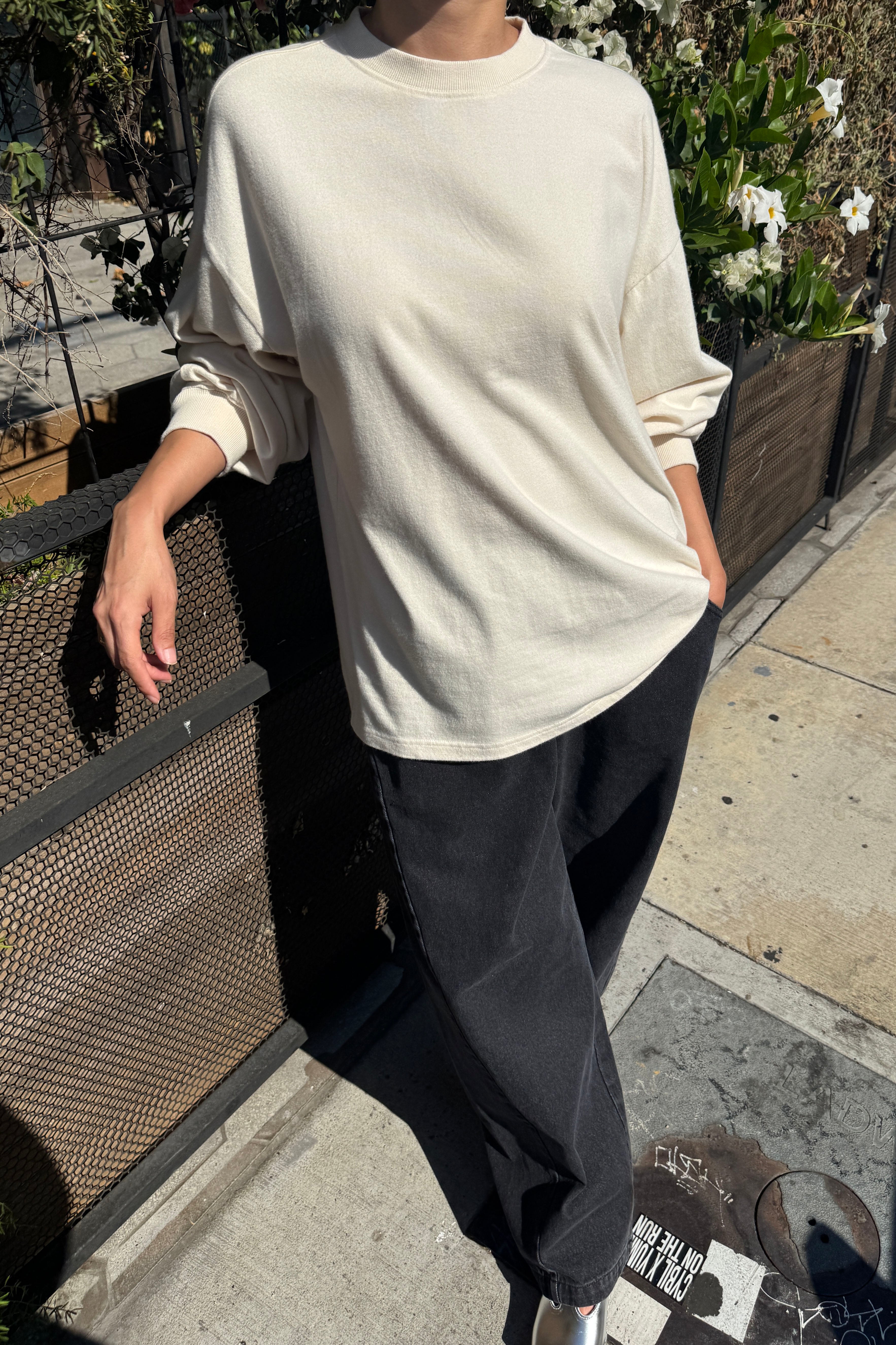 Soft Jersey Supple Tee - Naturel