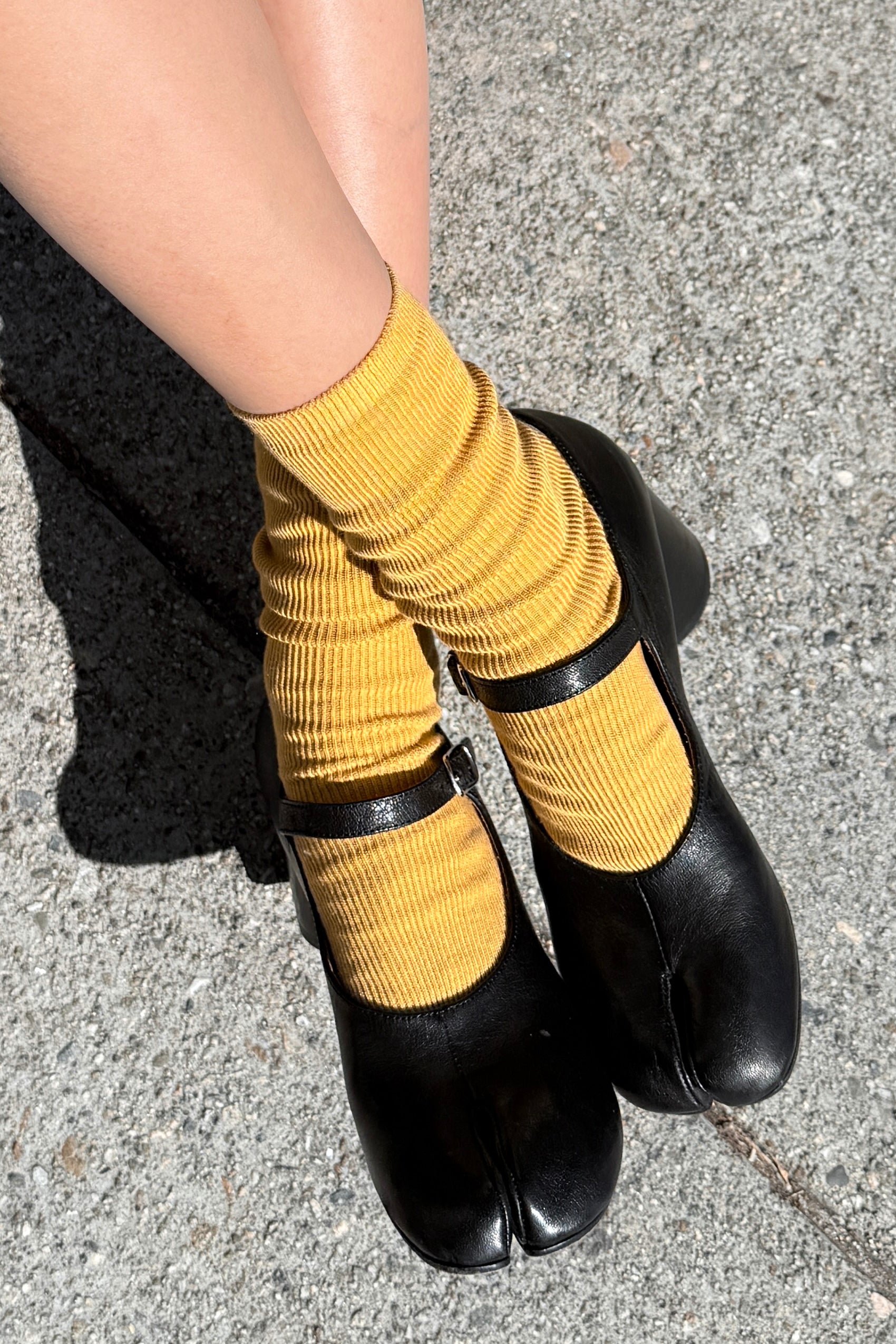 Trouser Socks - Bistro Yellow