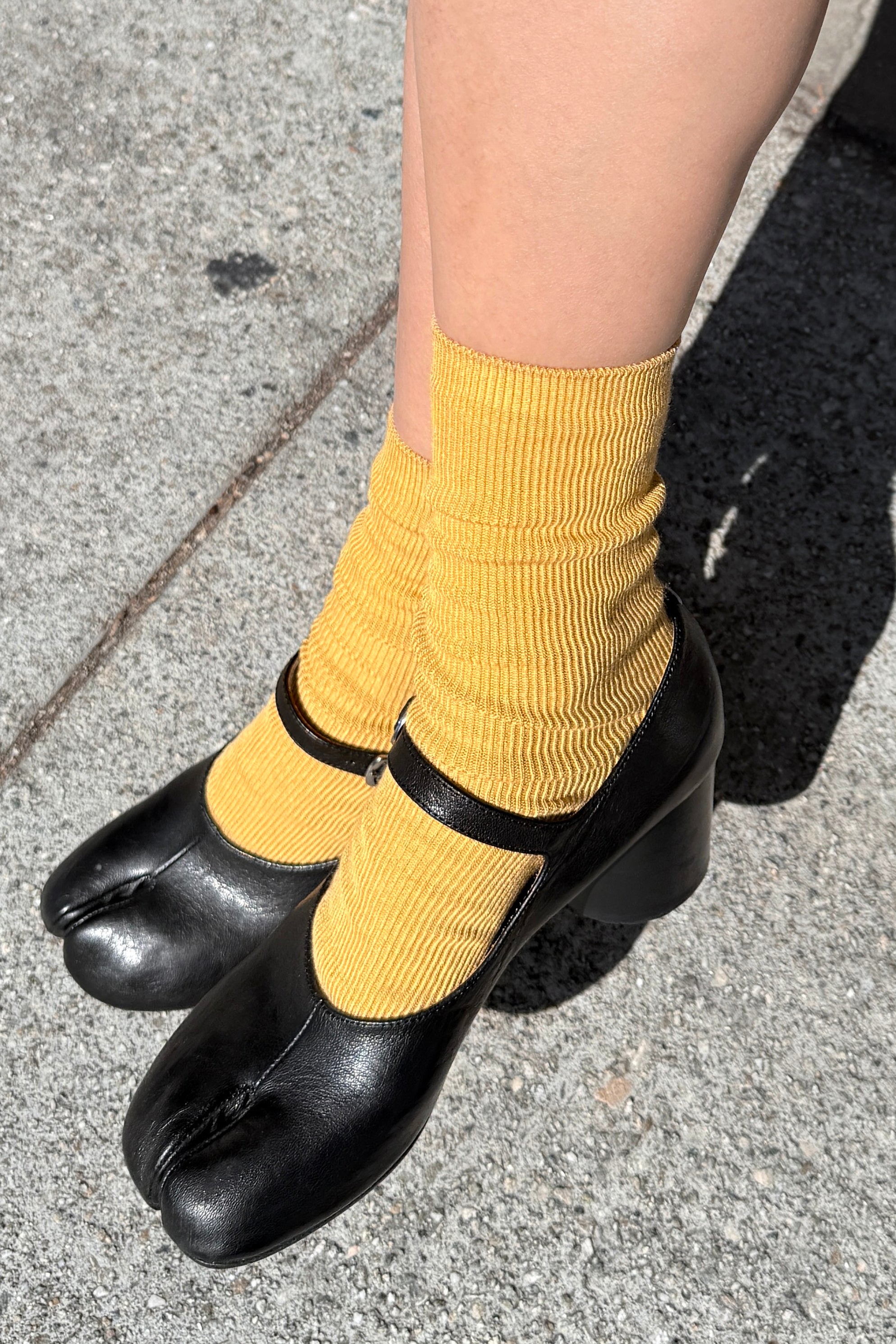Trouser Socks - Bistro Yellow