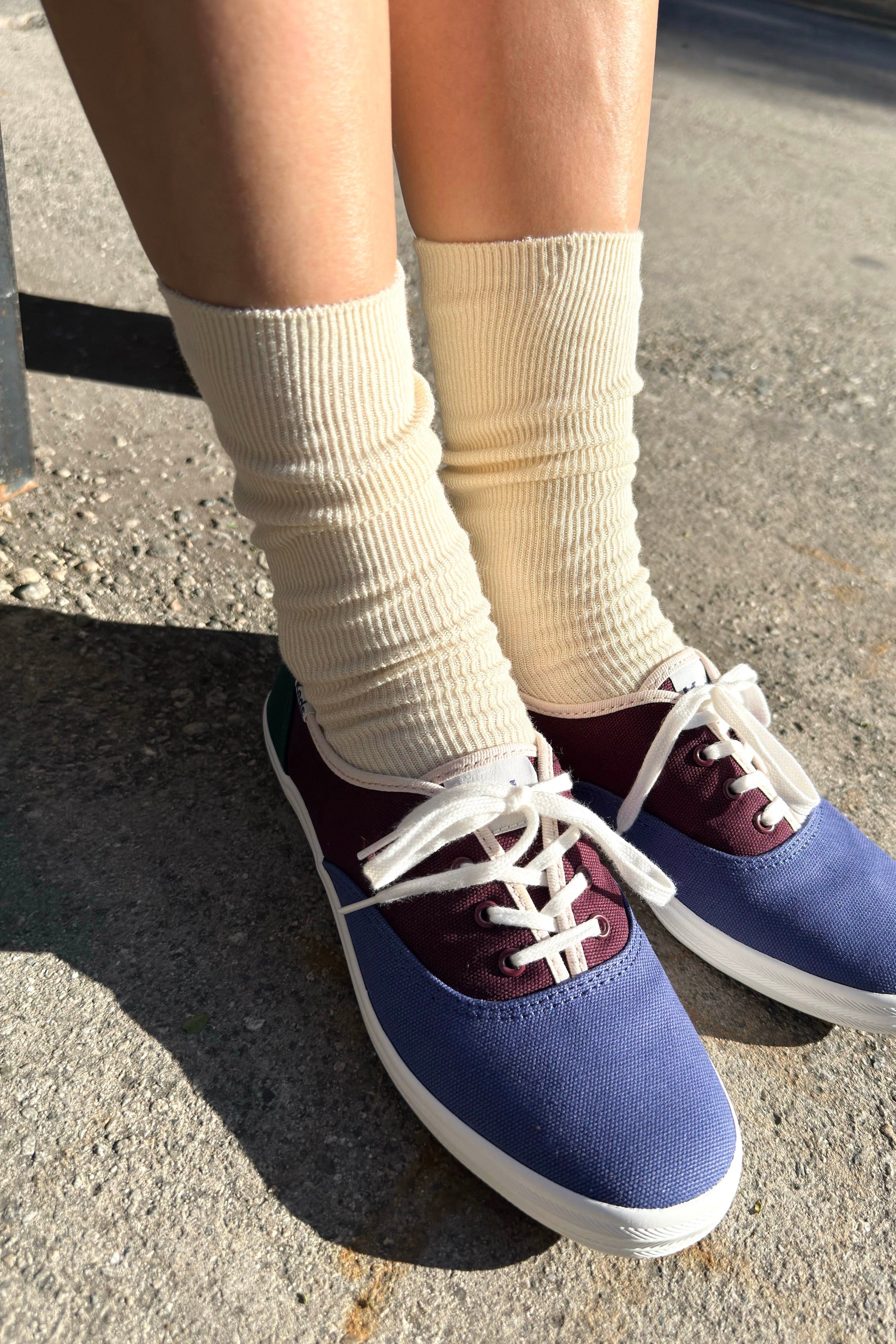 Trouser Socks - Pearl