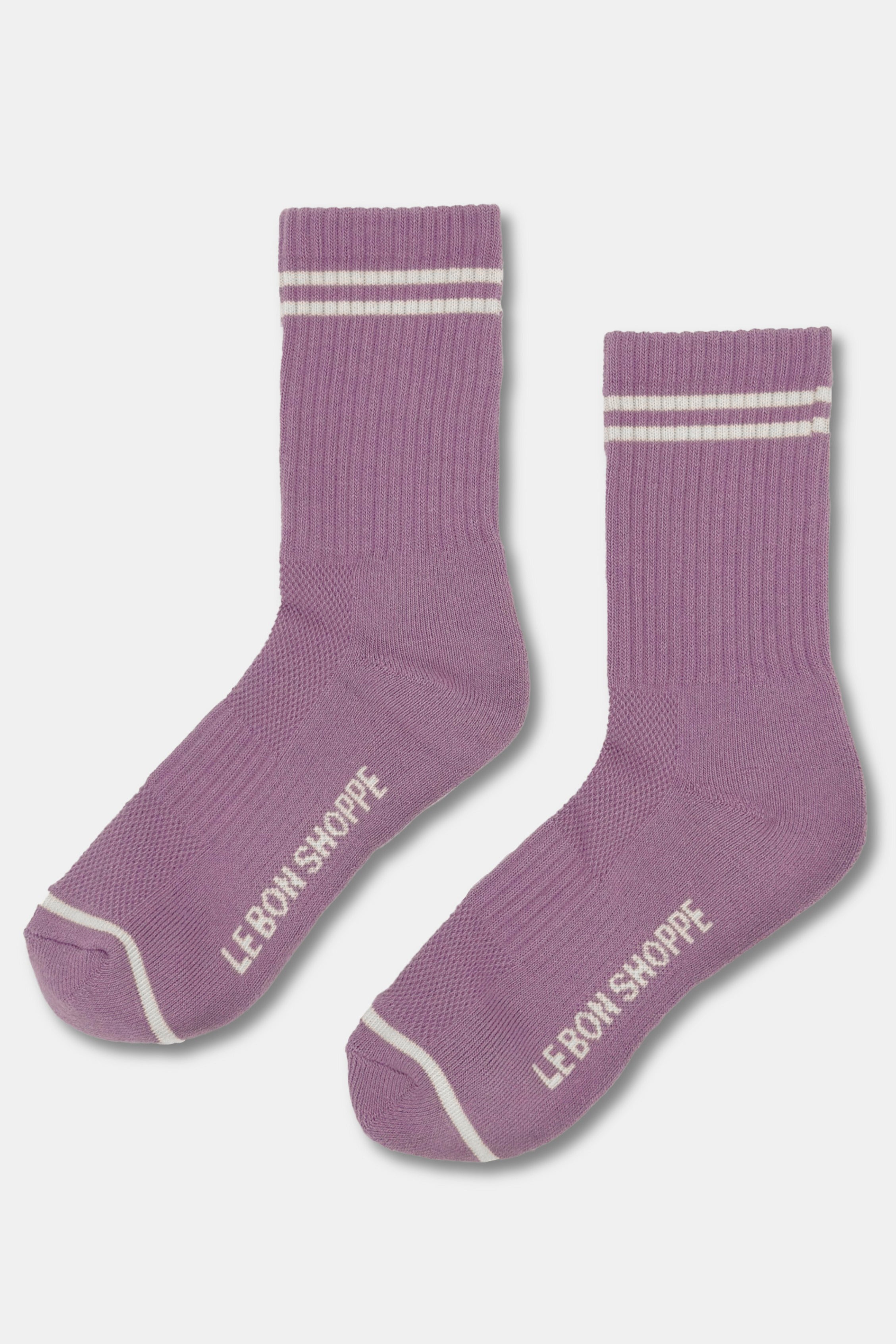 Chaussettes Boyfriend - Raisin