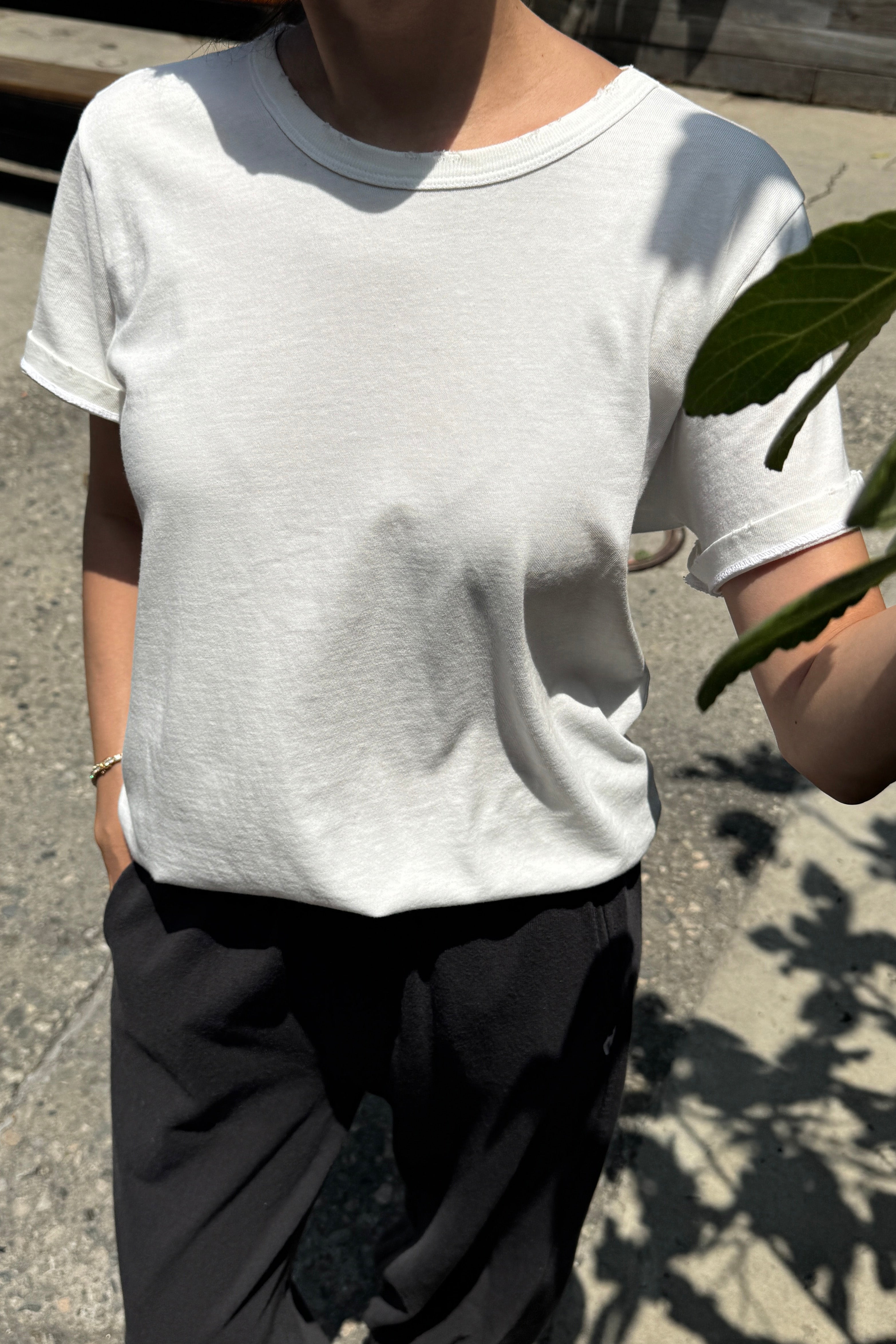 Camiseta blanca vintage para niño - Hecha con algodón orgánico